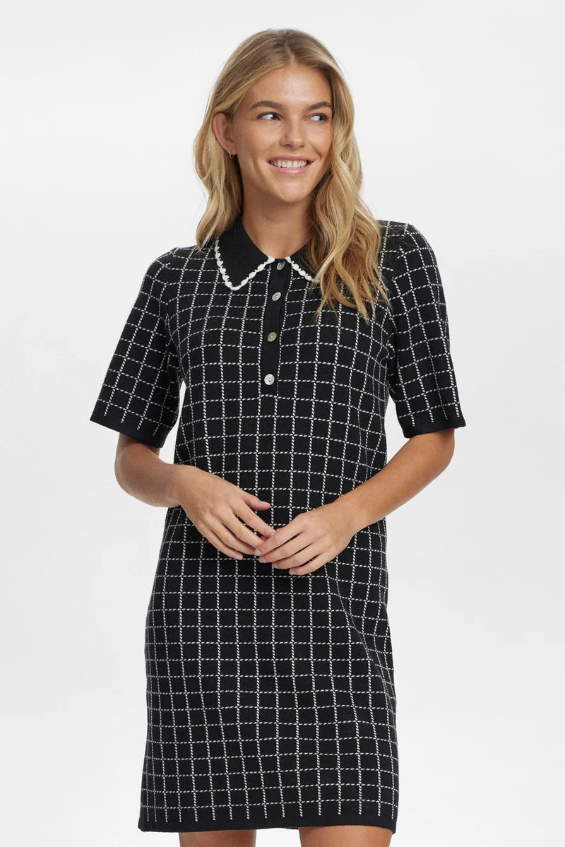 NUGRIDDA DRESS - CAVIAR