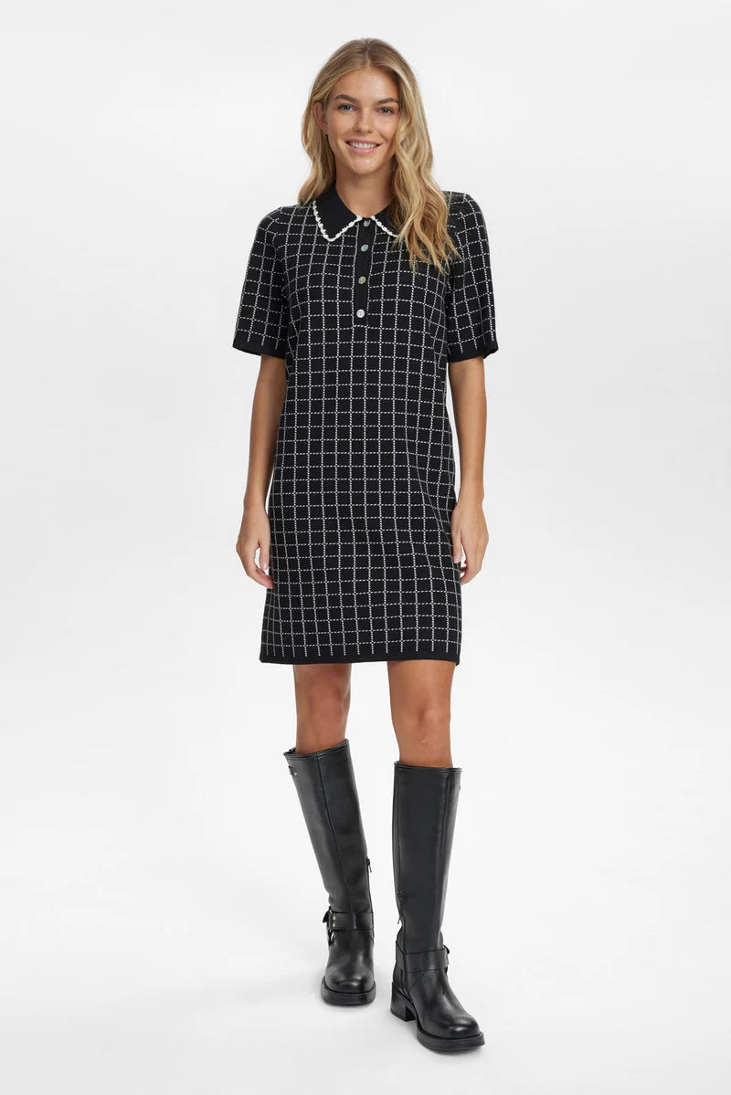 NUGRIDDA DRESS - CAVIAR
