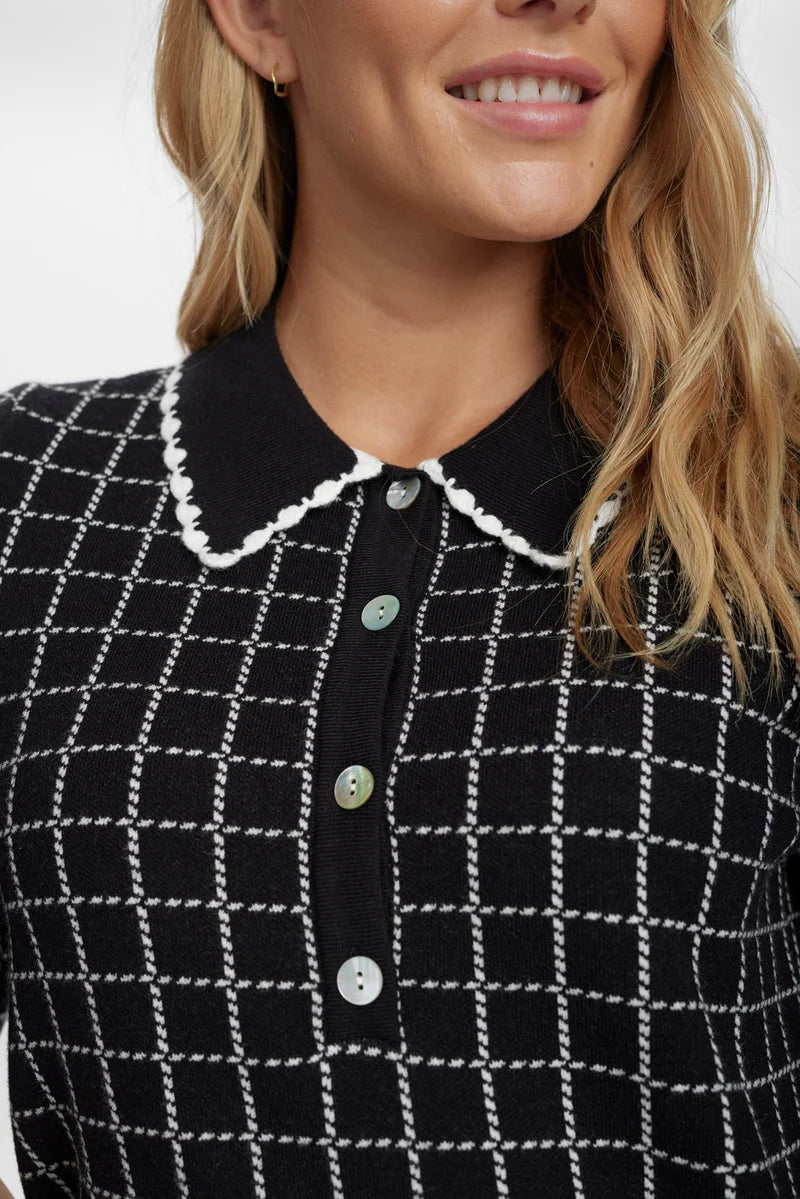 NUGRIDDA DRESS - CAVIAR
