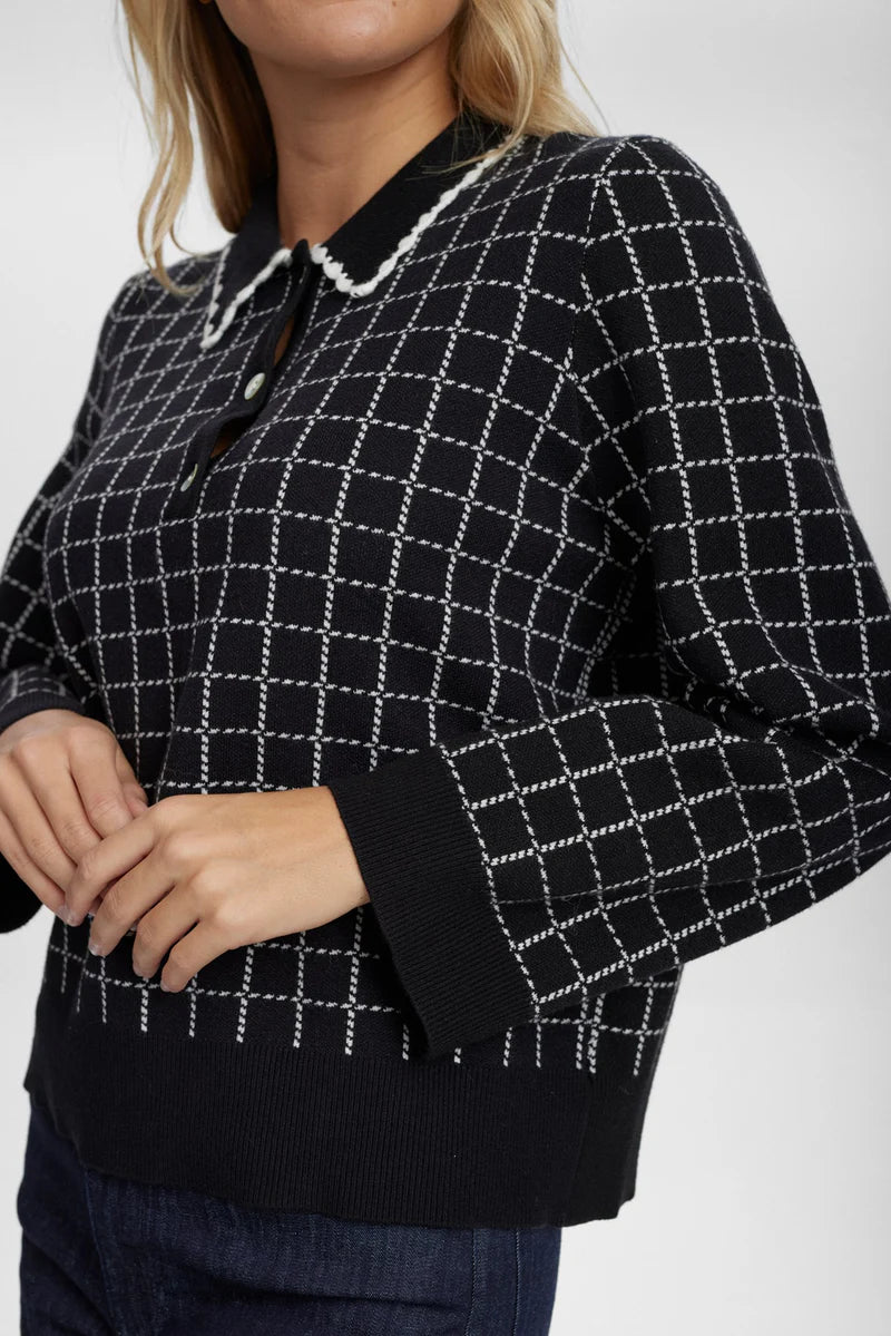 NUGRIDDA SWEATER - CAVIAR