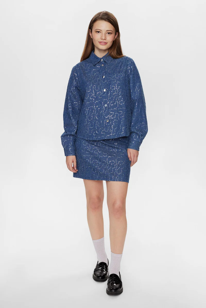 NUJOURNEY SHIRT - DENIM SEQUENCE