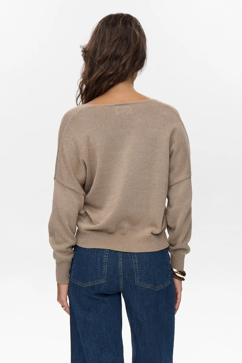 NUMILRAY SWEATER - TAUPE GREY