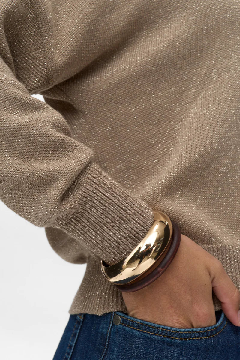 NUMILRAY SWEATER - TAUPE GREY