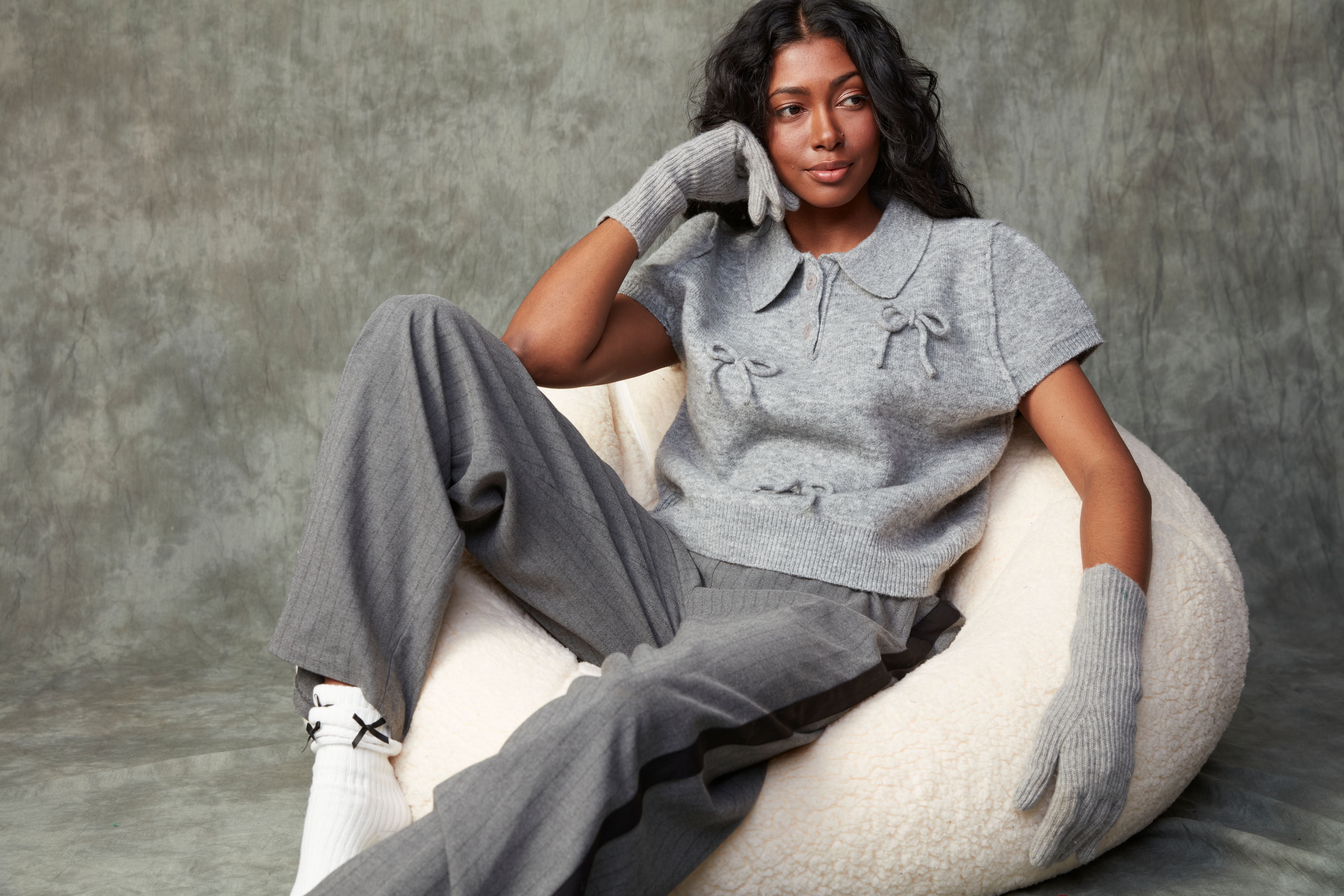 KUNIGUNDA POLO SWEATER TOP