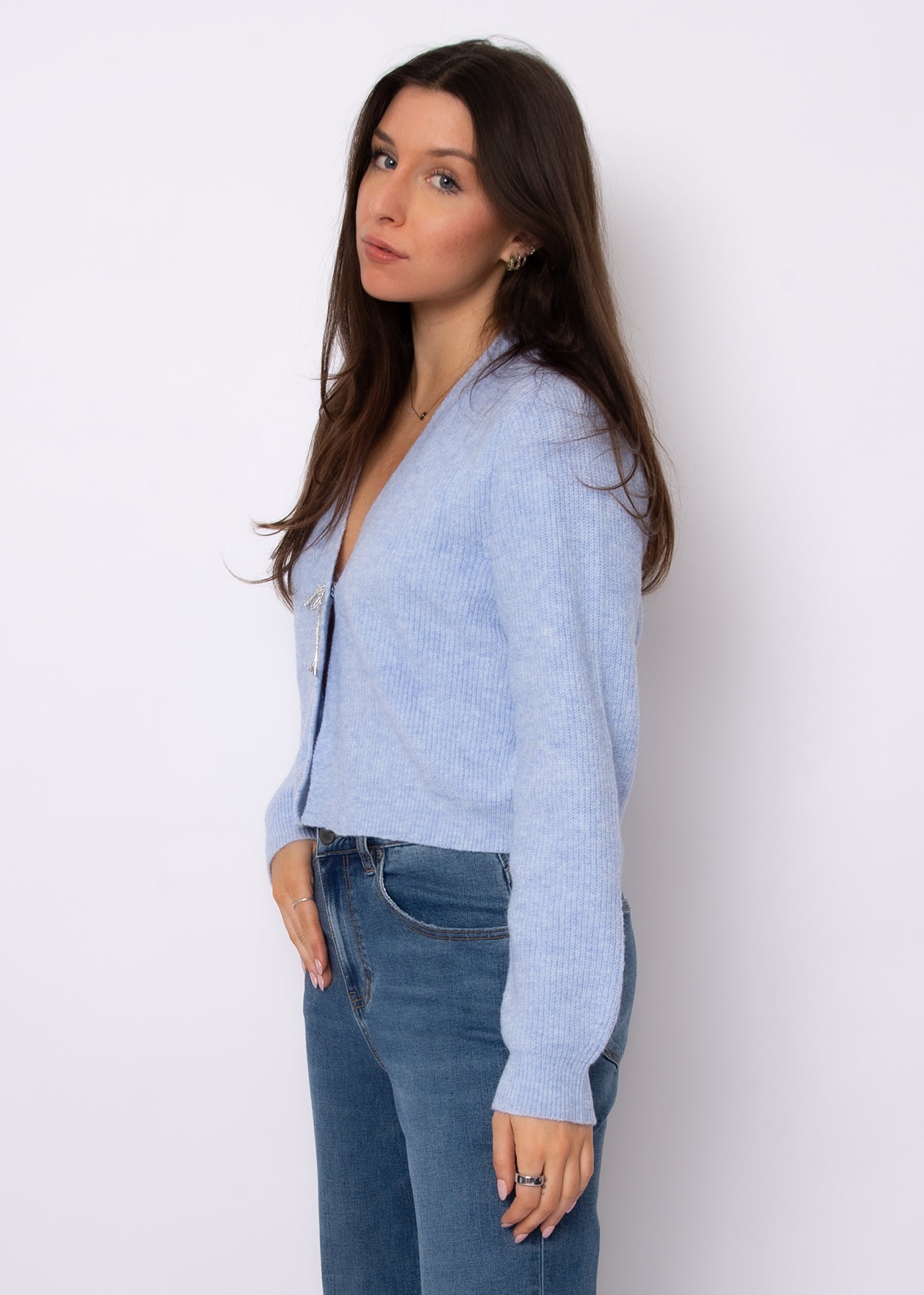 GHAIDA CARDIGAN - BLUE SKY