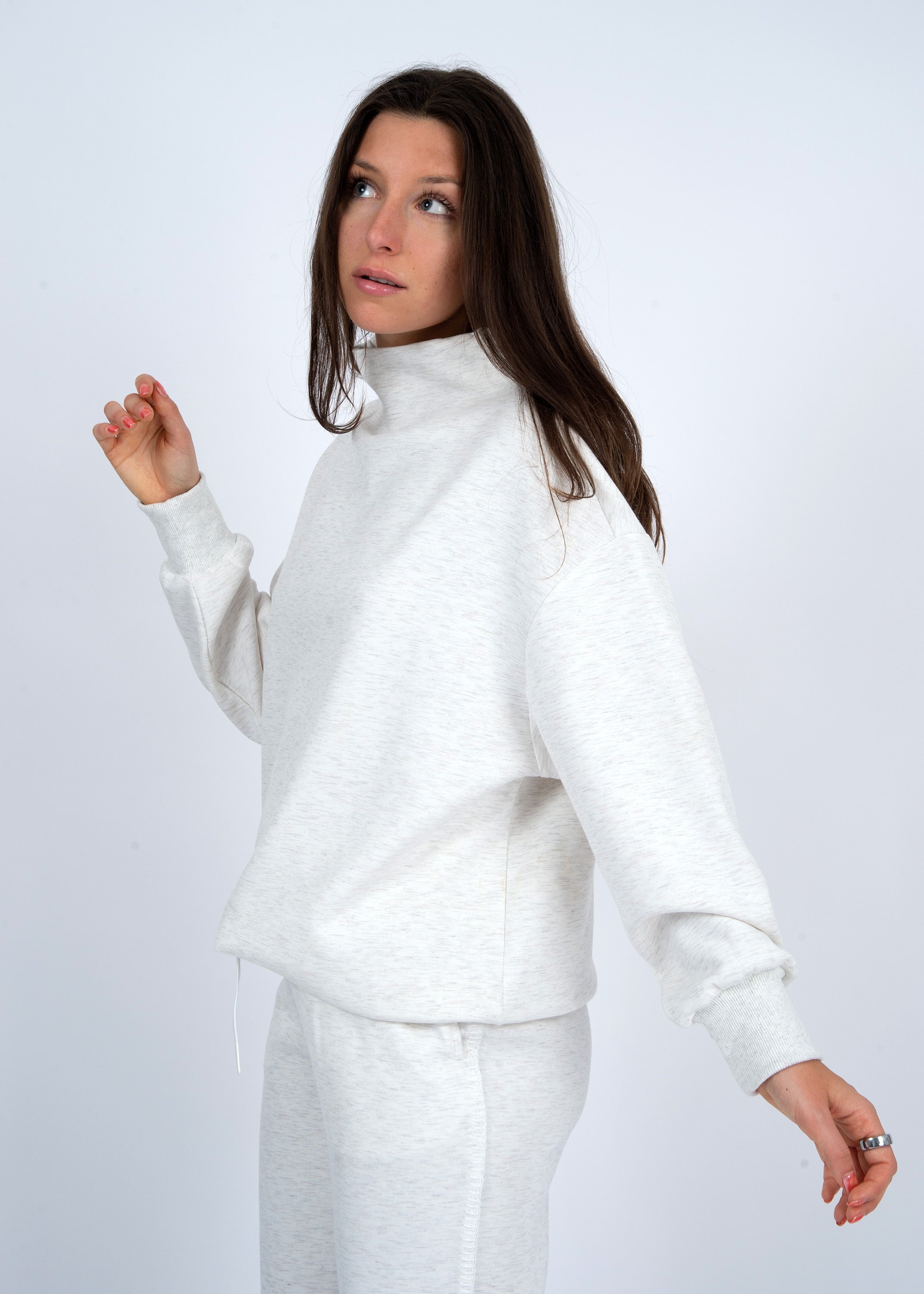 MORINA SWEATER - IVORY MELANGE