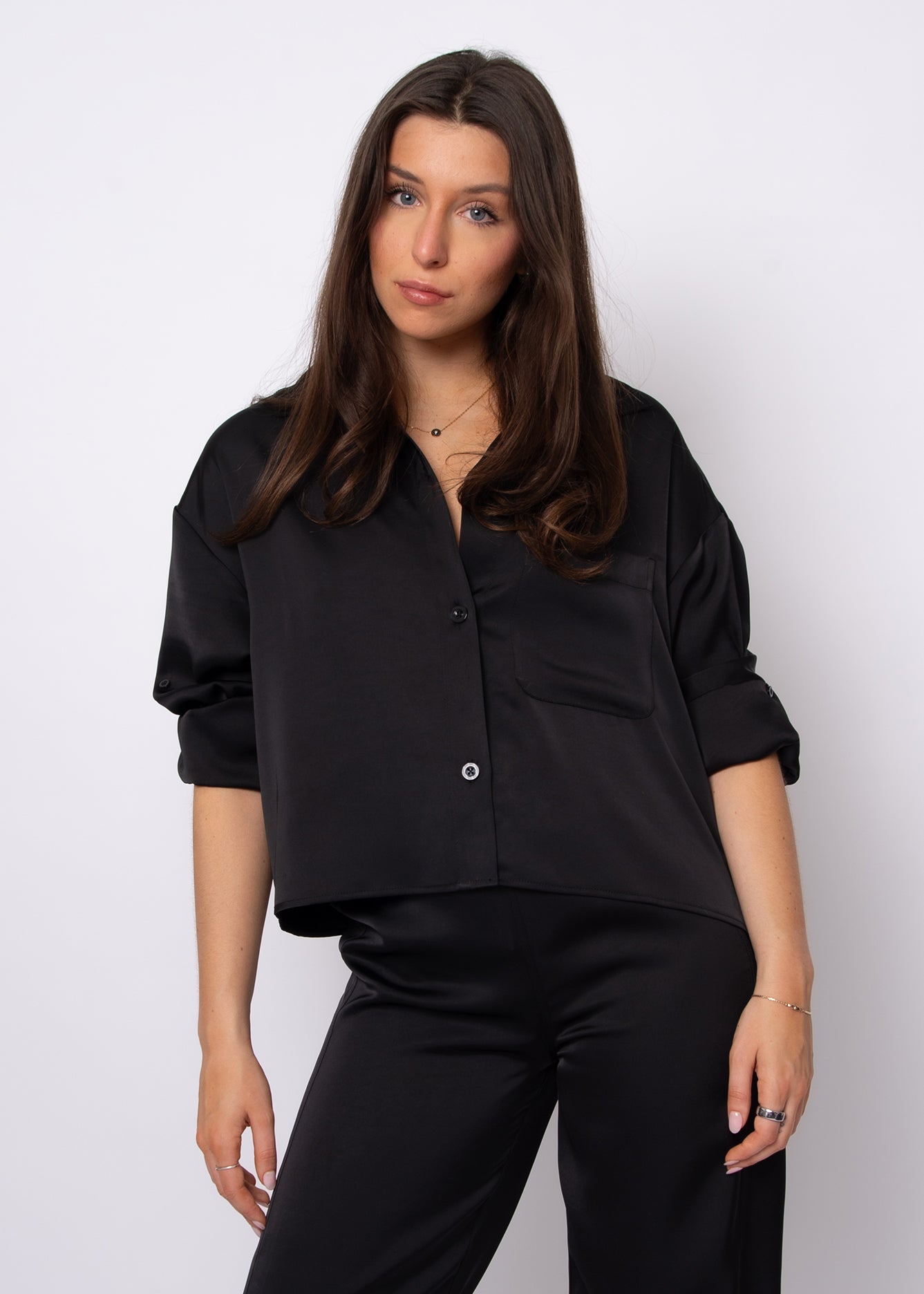 KERWIN CROP TOP - BLACK
