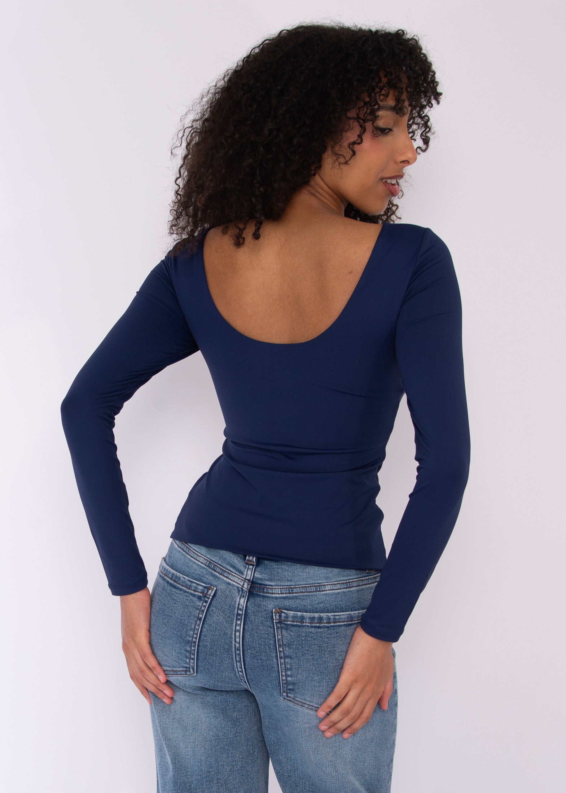 BRIDA 21 TOP - NAVY