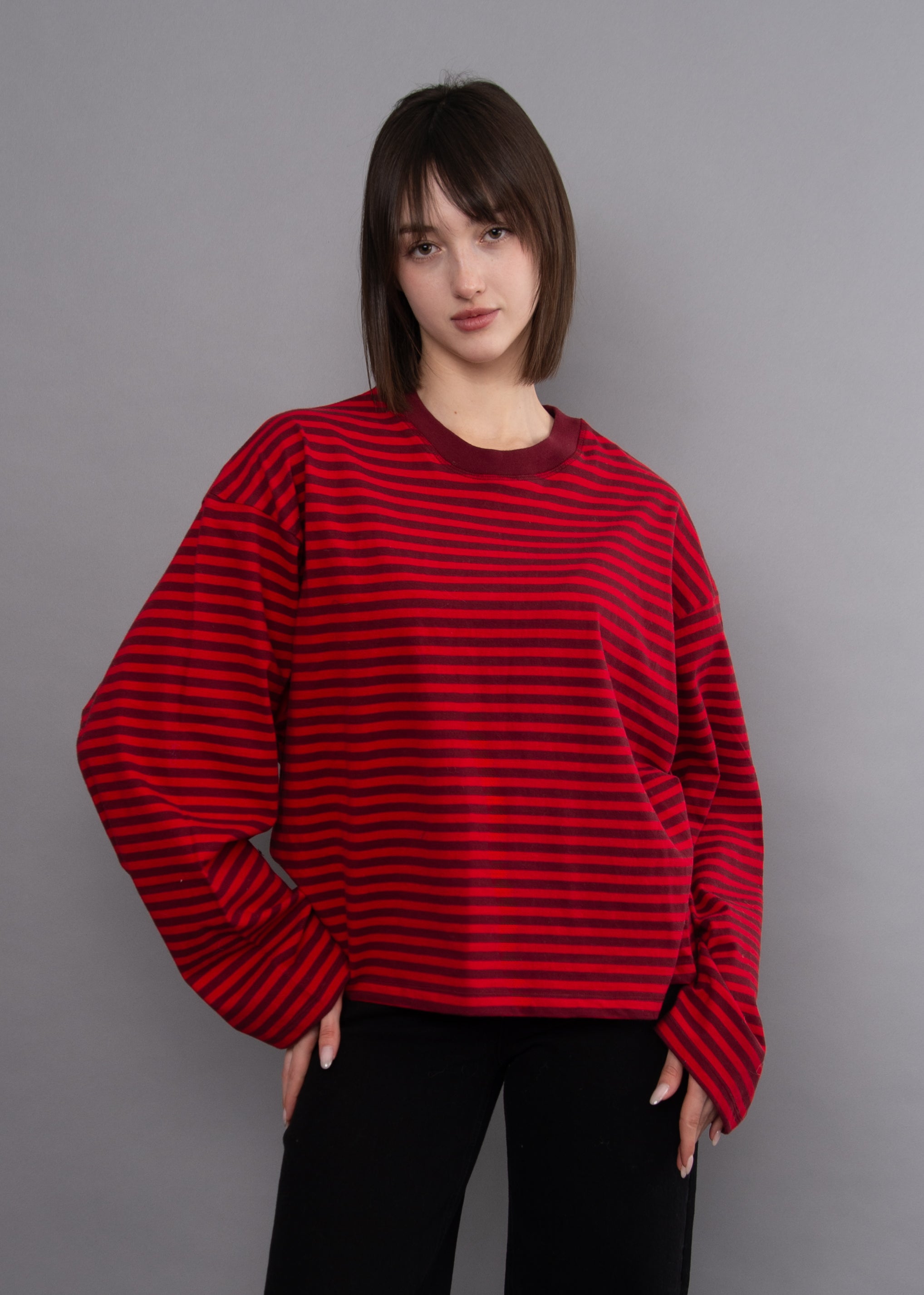REGGI STRIPED SWEATER