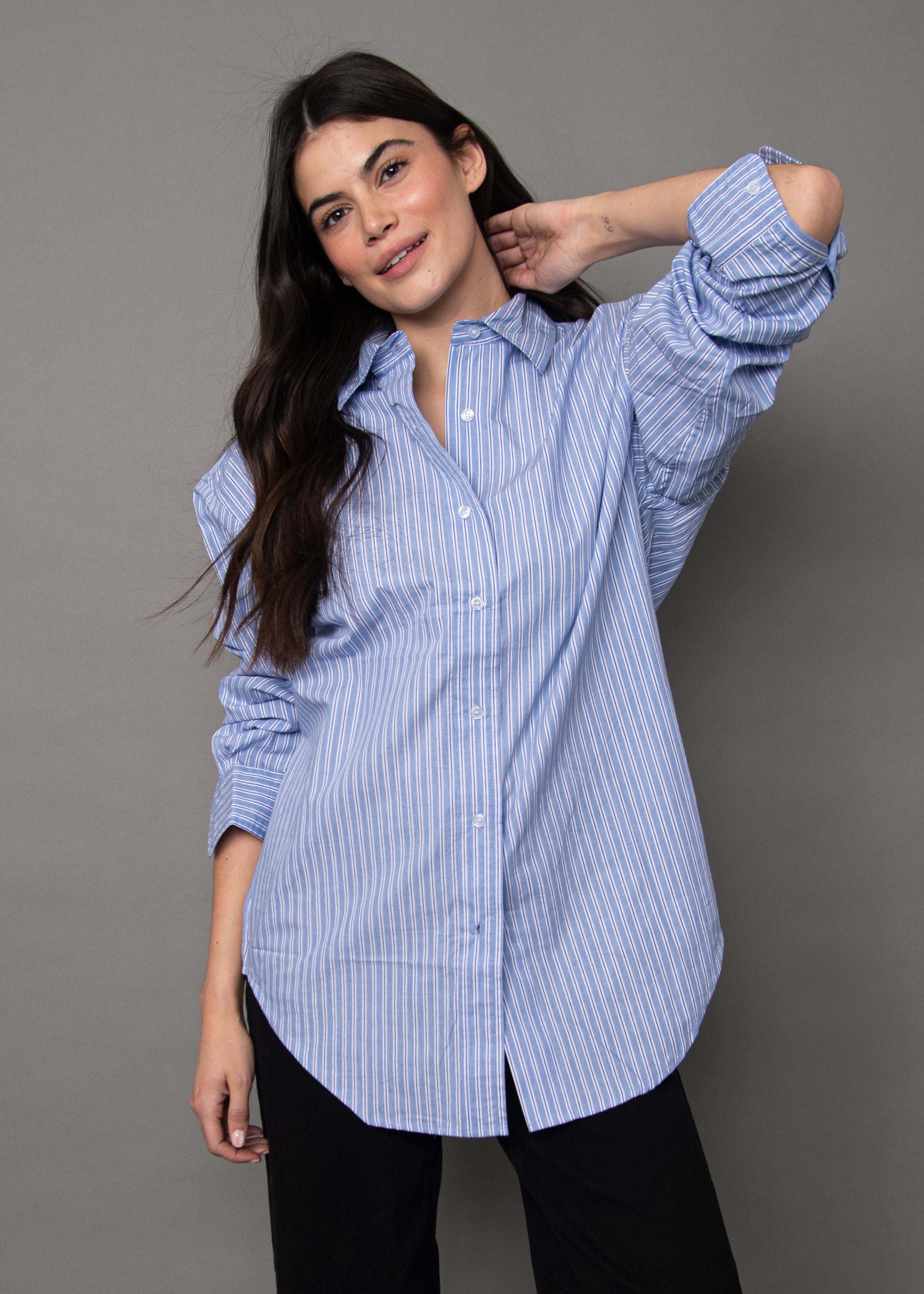 PADME STRIPED POPLIN SHIRT