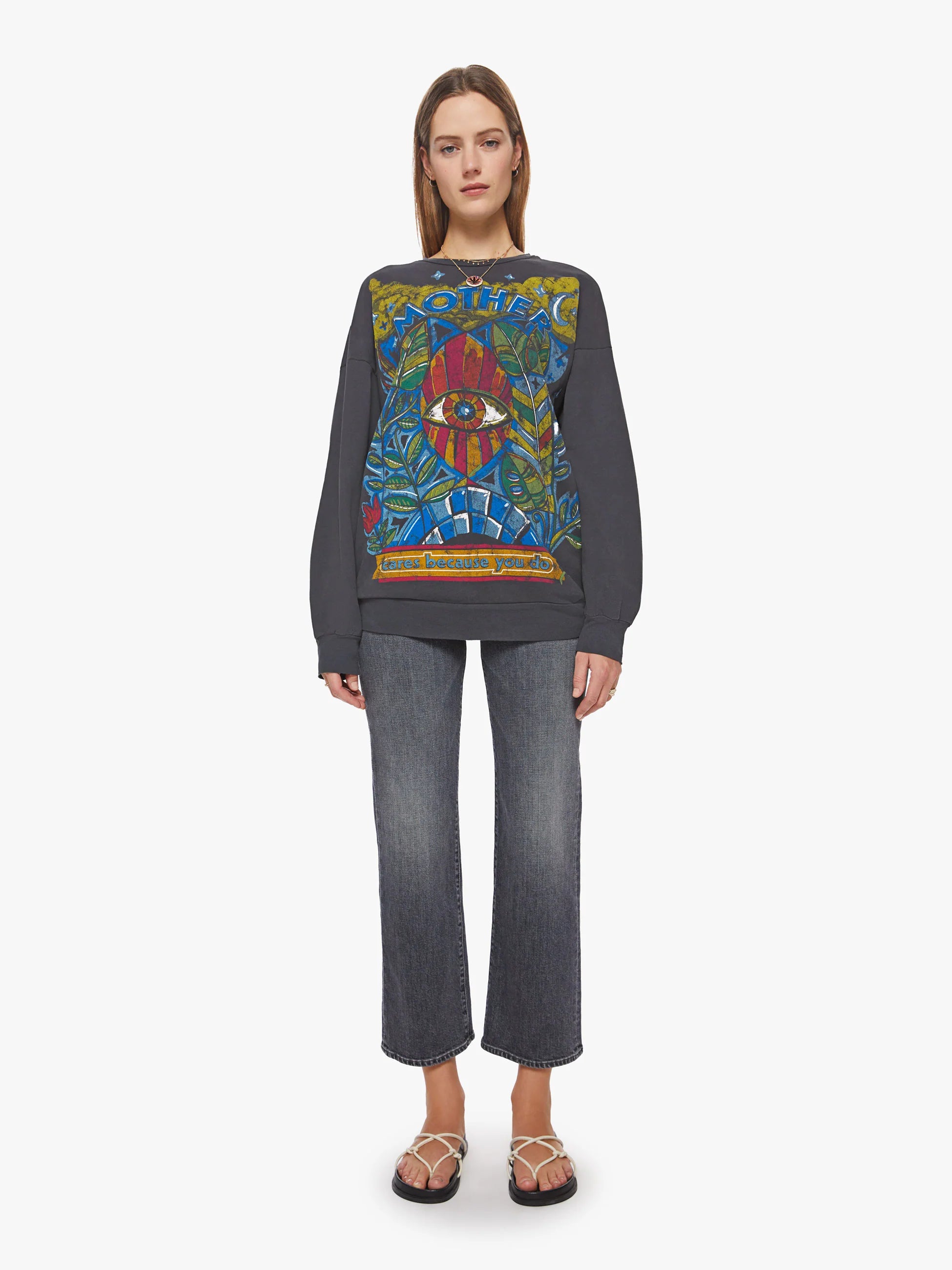 THE DROP SQUARE TUNIC - MOTHER CARES SWEATER
