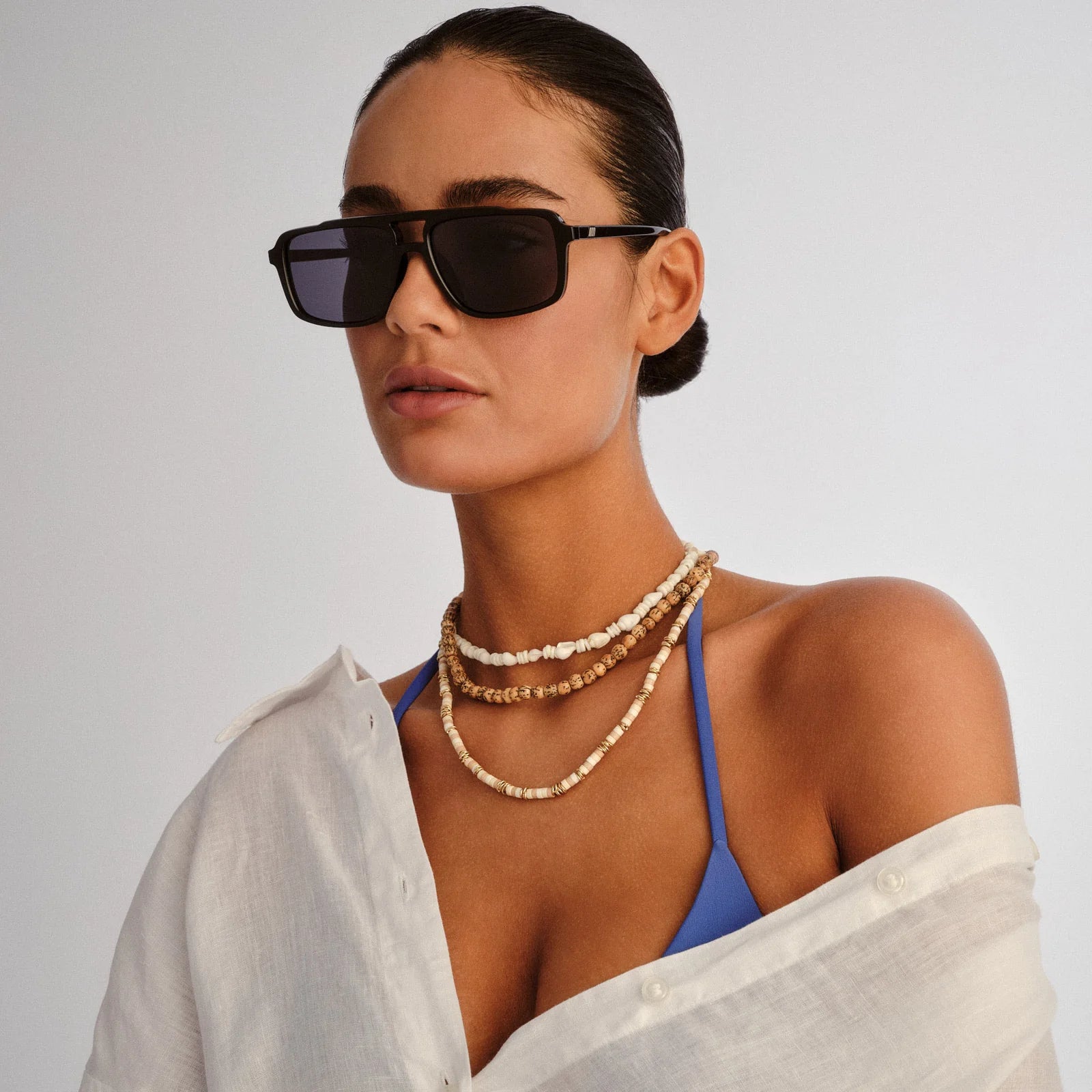 LE GARS SUNGLASSES - BLACK SMOKE MONO POLARISED