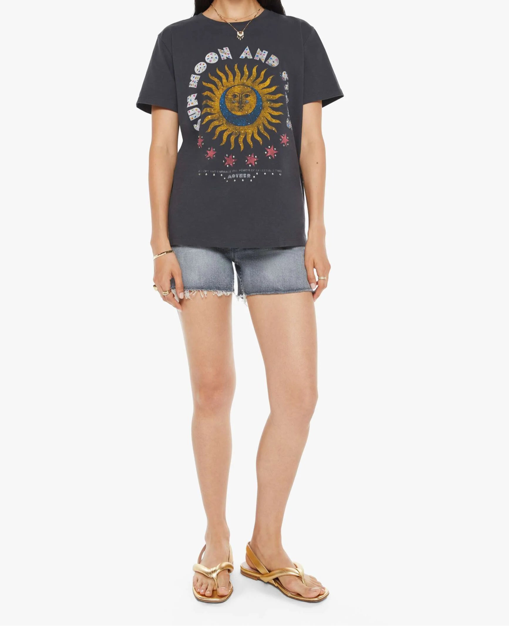 THE ROWDY TEE - SUN, MOON & STARS