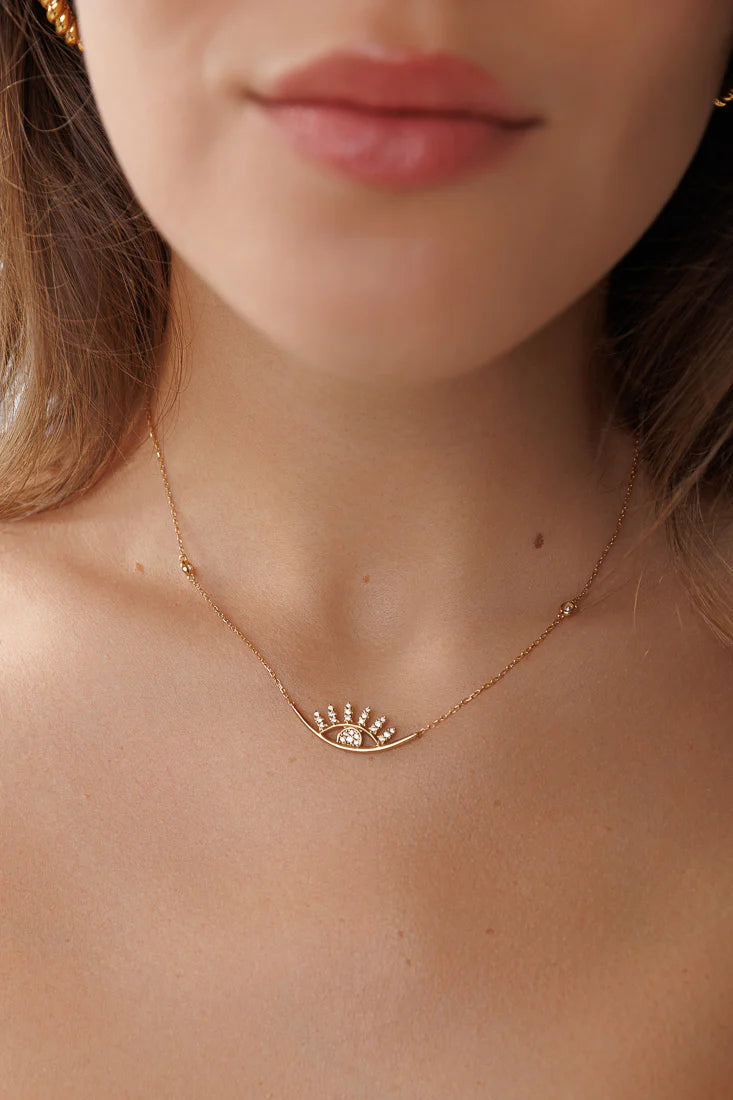 BOHO EVIL EYE NECKLACE