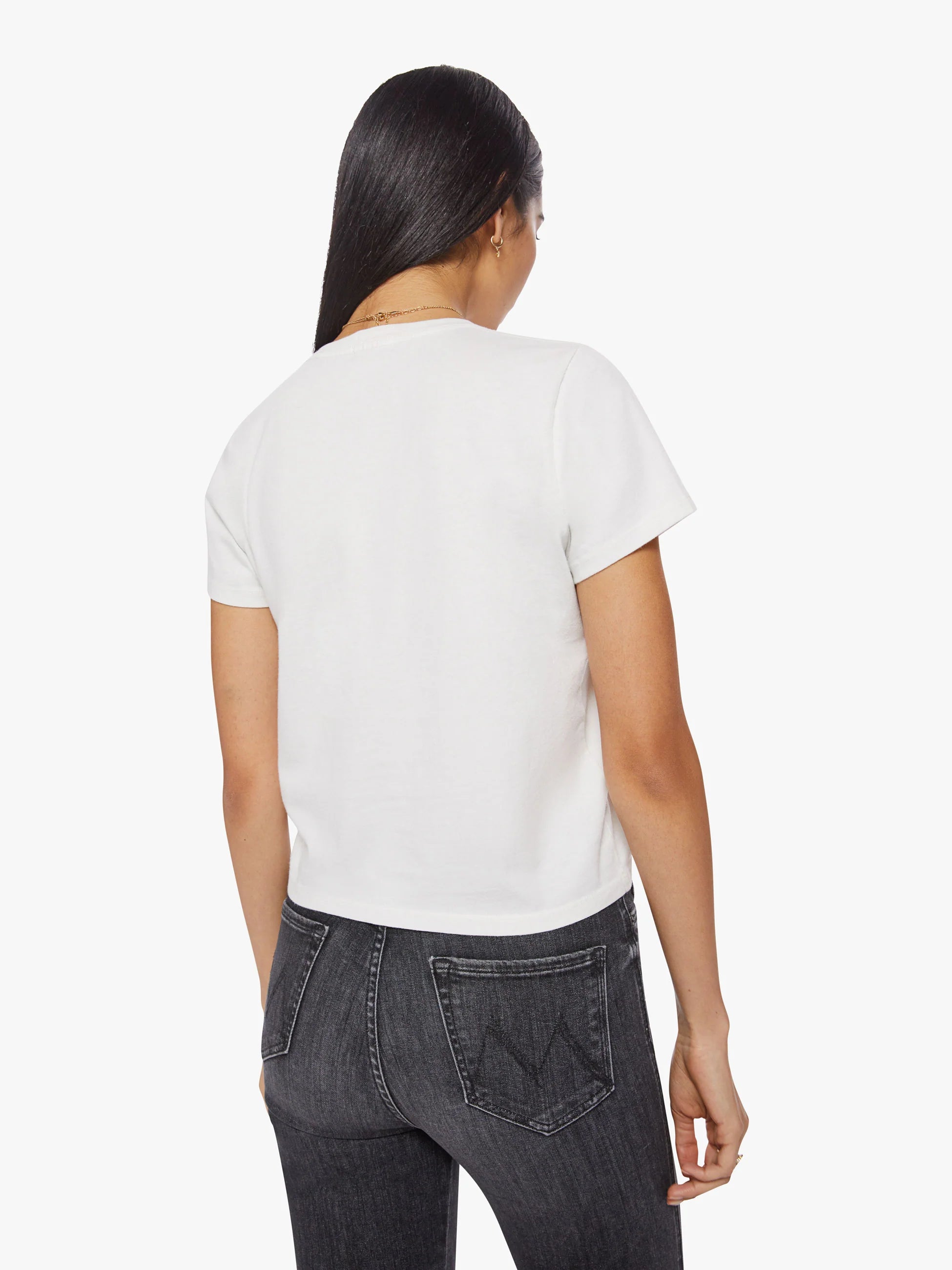 THE CROPPED ITTY BITTY GOODIE TEE - MOTHER BUD