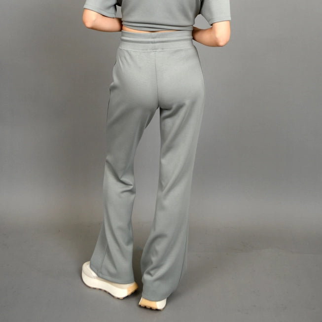 FLORINE KNIT FLARED PANT - SAGE