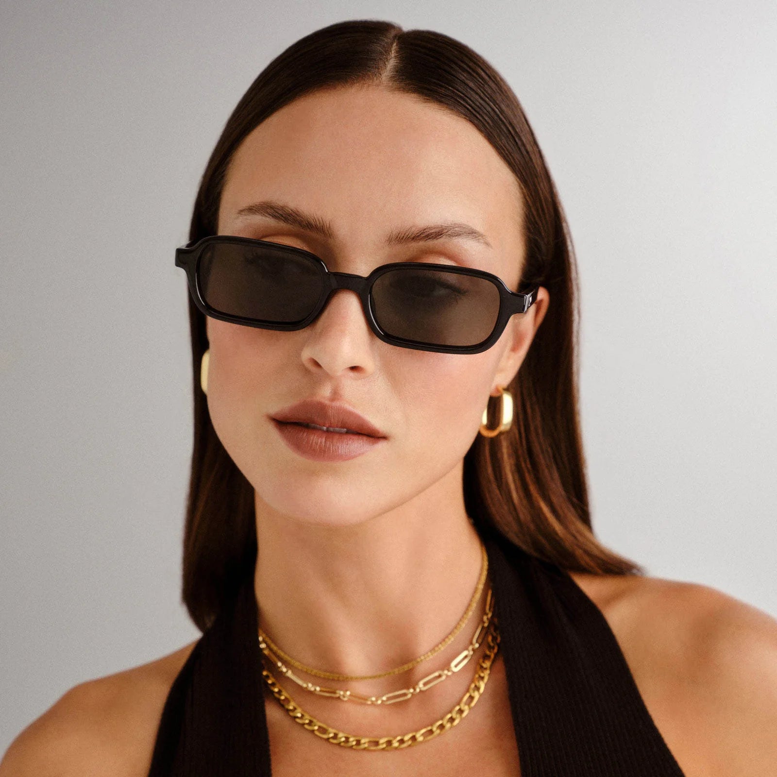 PILFERER SUNGLASSES - BLACK KHAKI