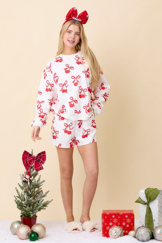 CHERRY BOW LOUNGE SET
