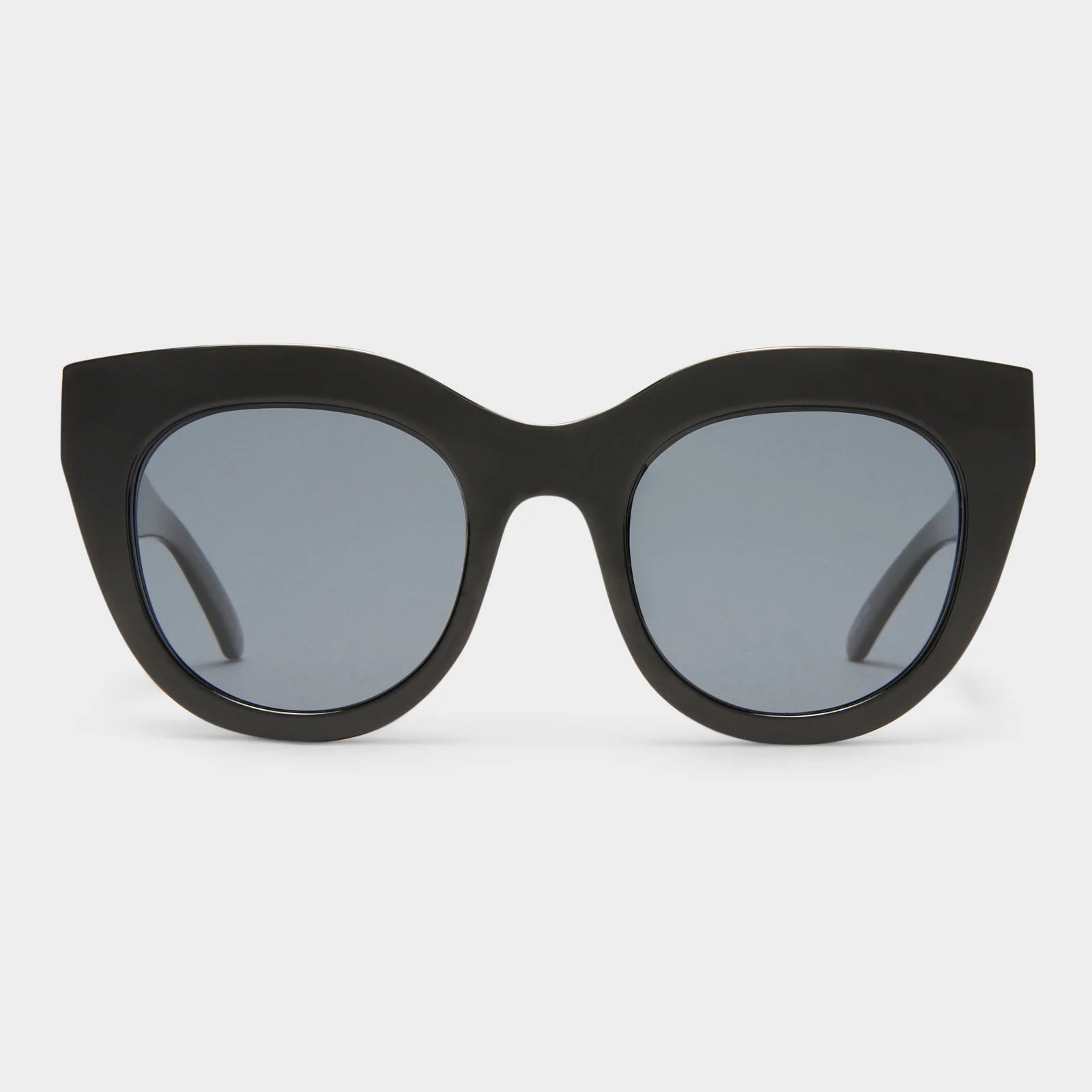 AIR HEART SUNGLASSES - BLACK POLARISED