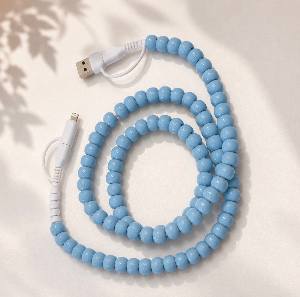 UNIVERSAL BEADED CHARGER (VARIOUS COLOURS)