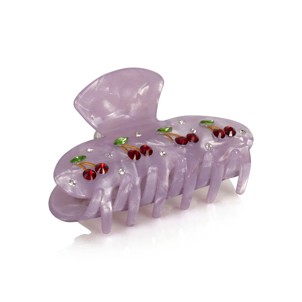 CHERRY HAIR CLIP (VARIOUS COLOURS)