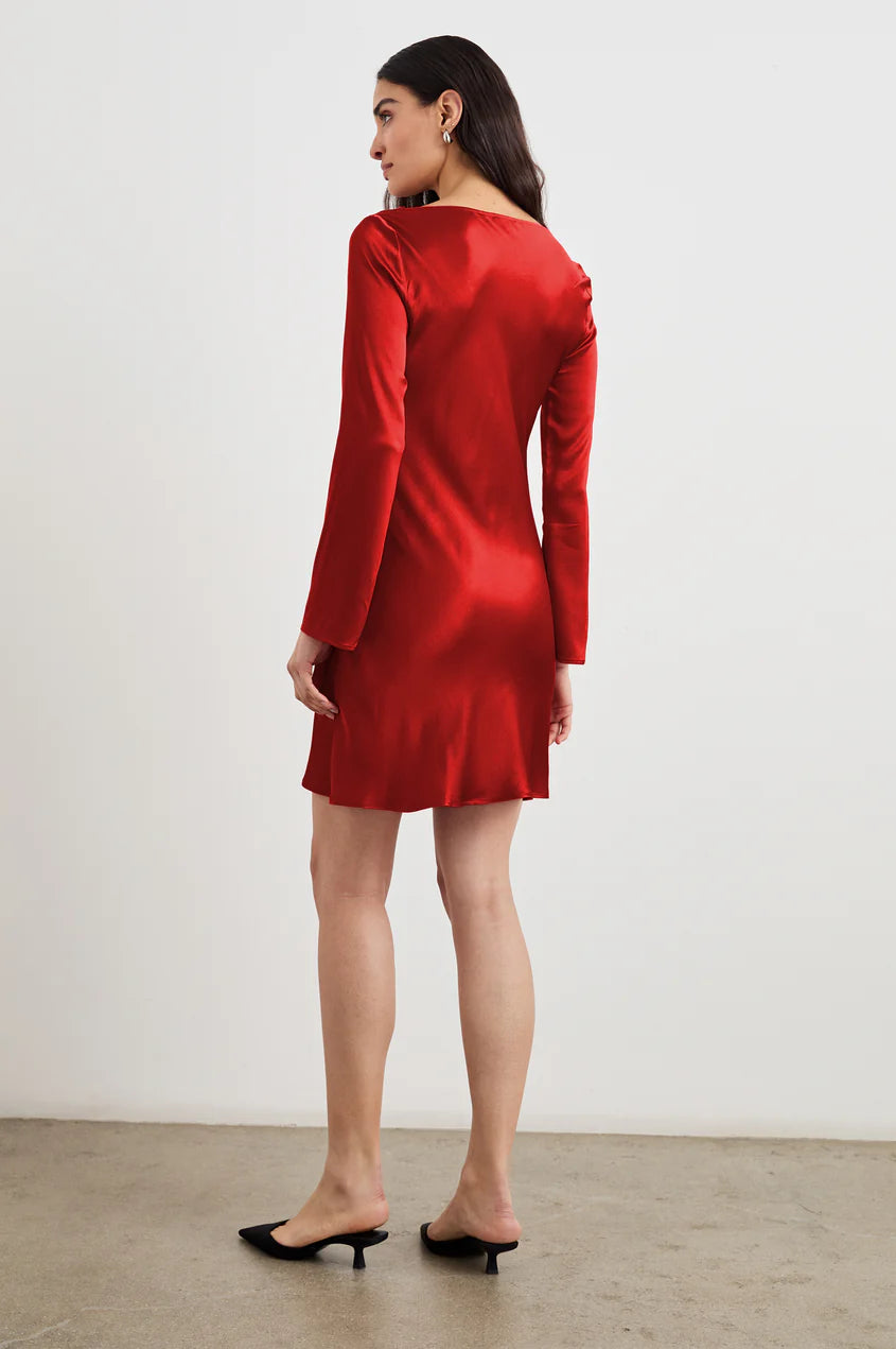 ALESSANDRA DRESS - SCARLET