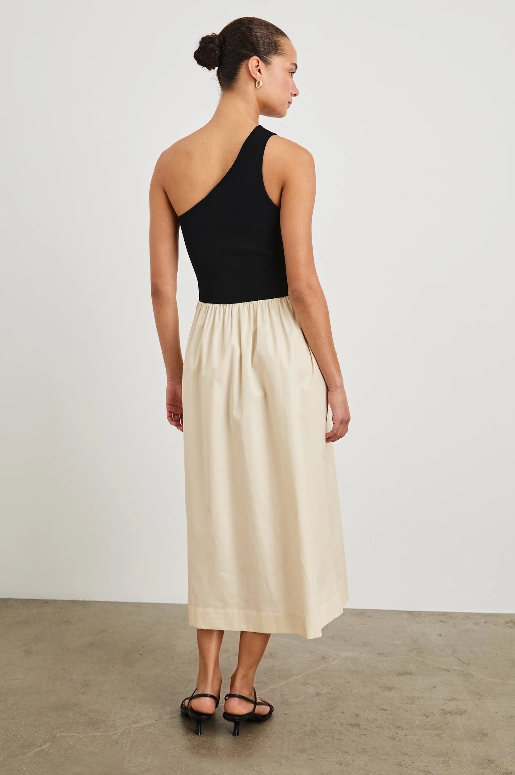 ANITA DRESS - BLACK IVORY