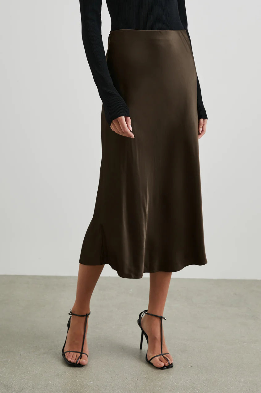 ANYA SKIRT - DARK MOSS
