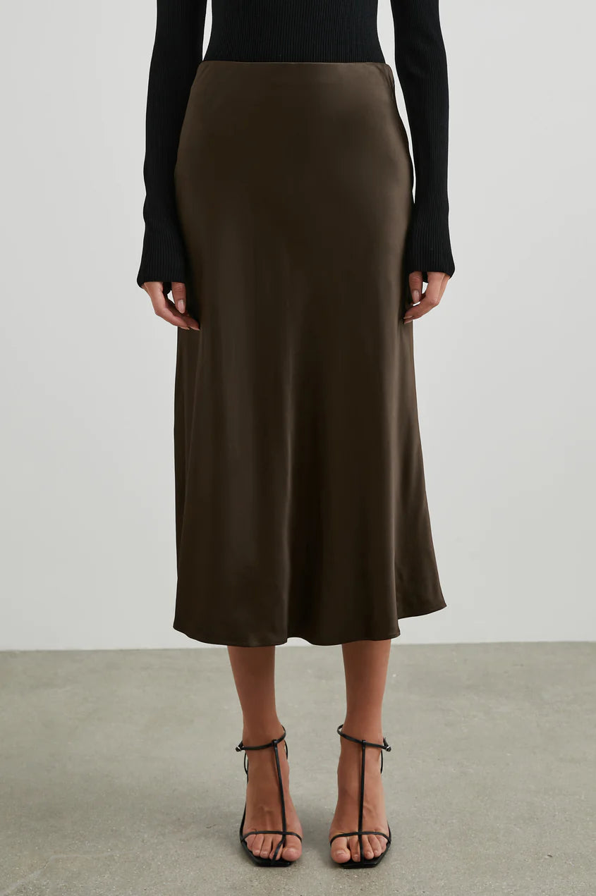 ANYA SKIRT - DARK MOSS