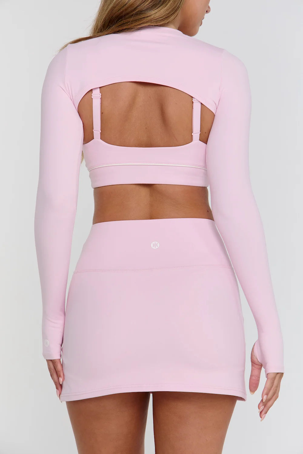 AIRVIVE MINI SKIRT - PINK/CREAM