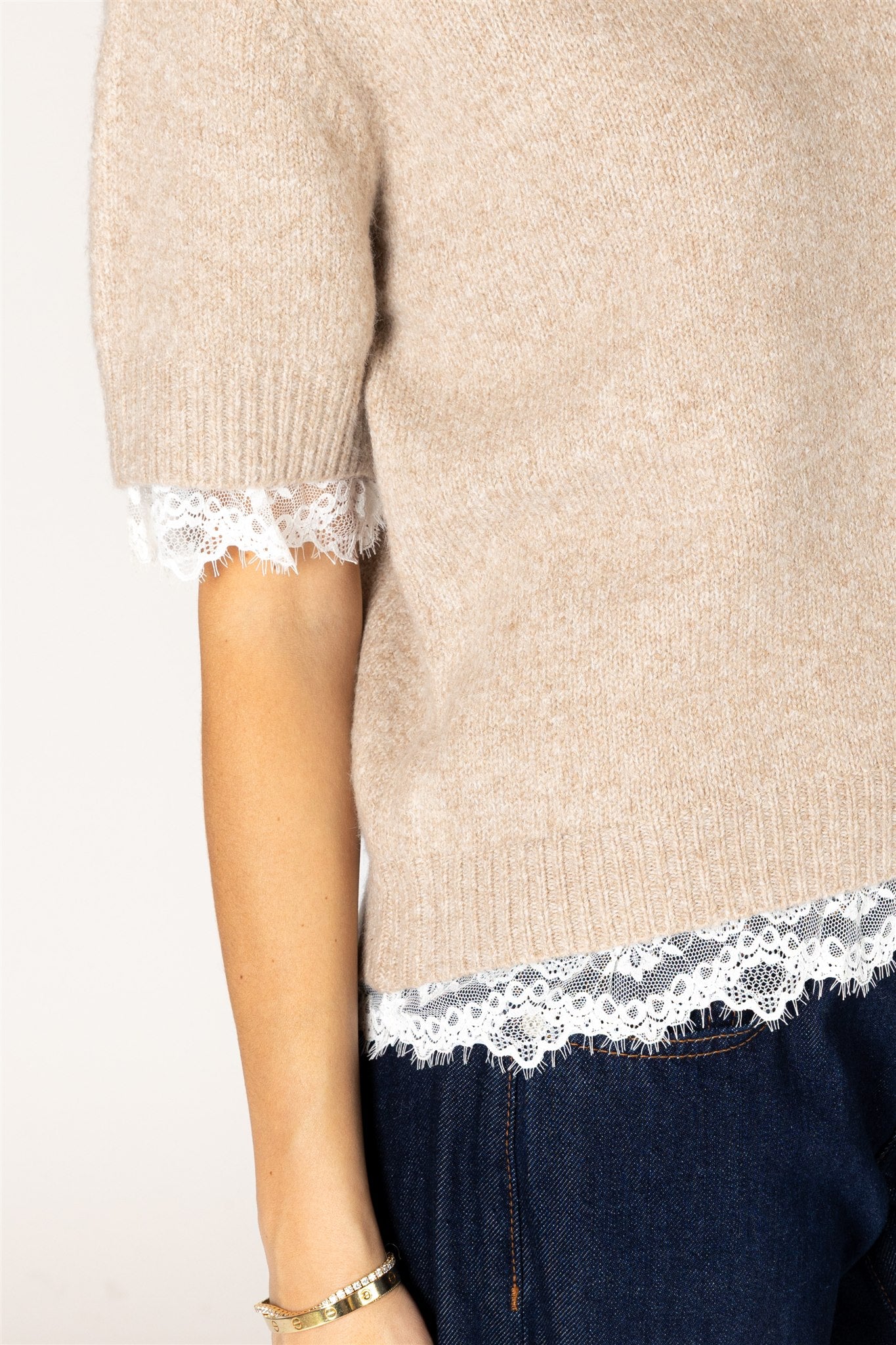 AVA SHORT SLEEVE SWEATER