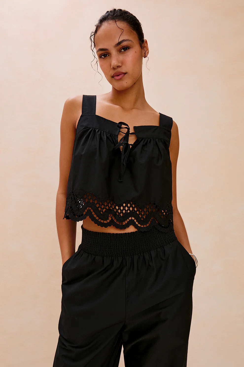 BLYTHE TOP - BLACK