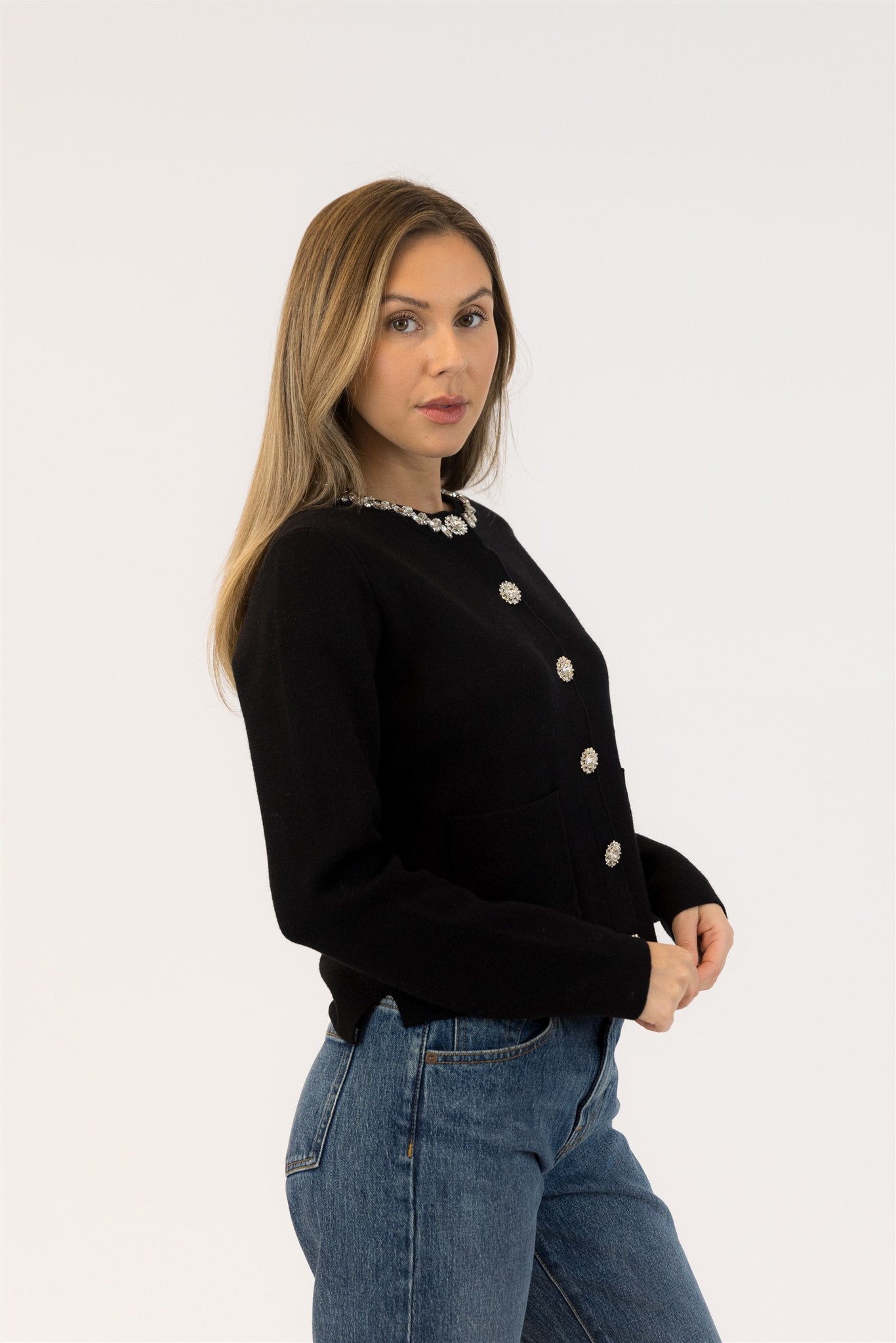 BOWIE CRYSTAL CARDIGAN