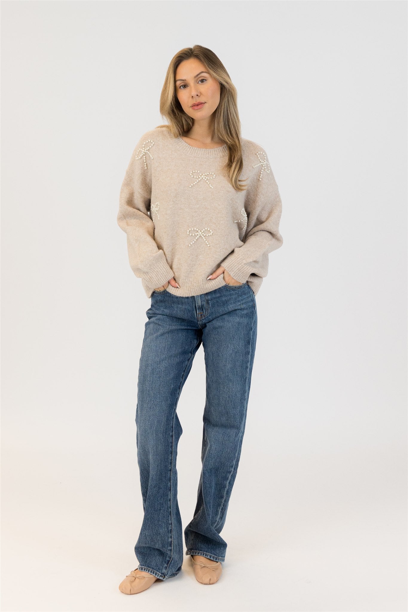 BOWS SWEATER
