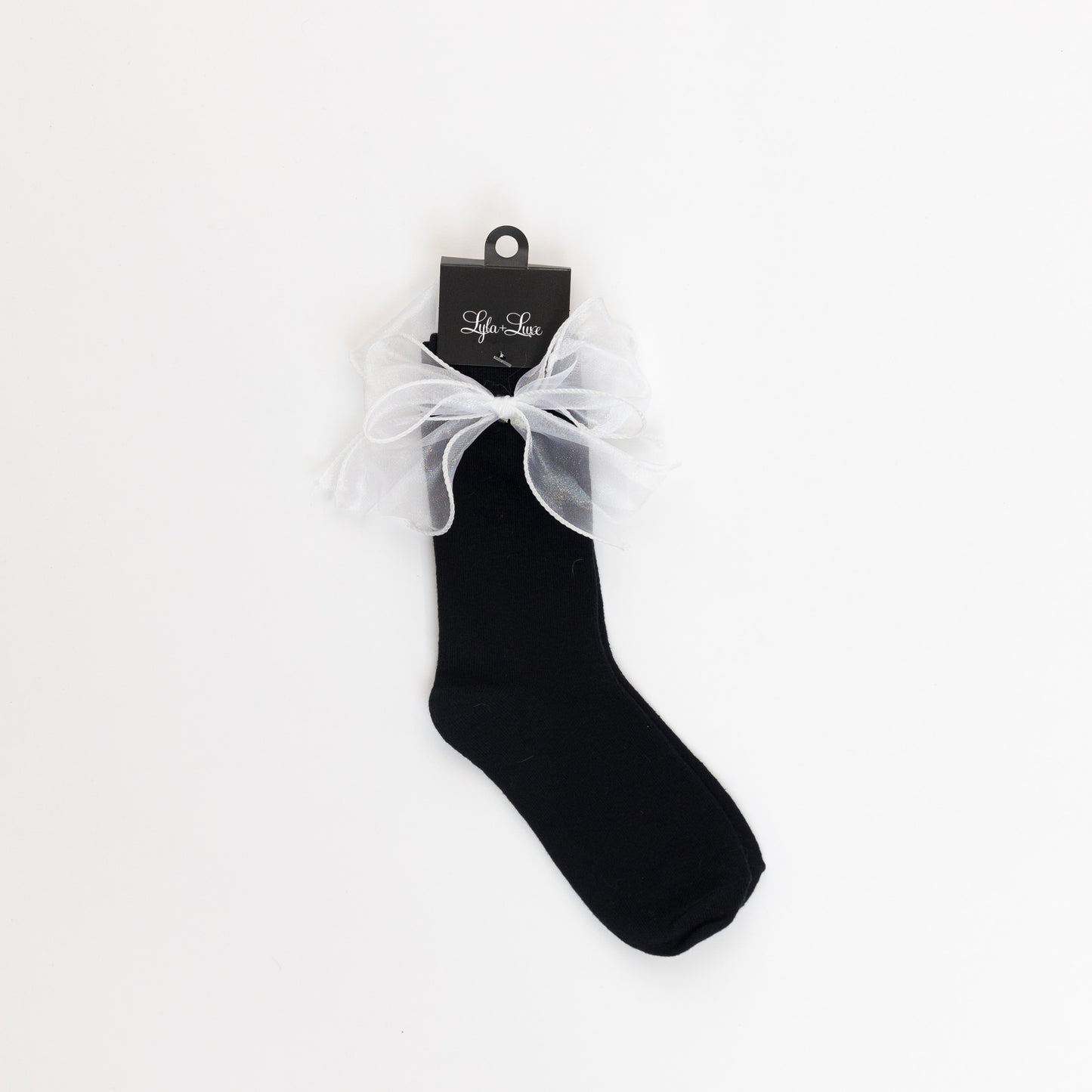 BOW SOCKS (VARIOUS COLOURS)
