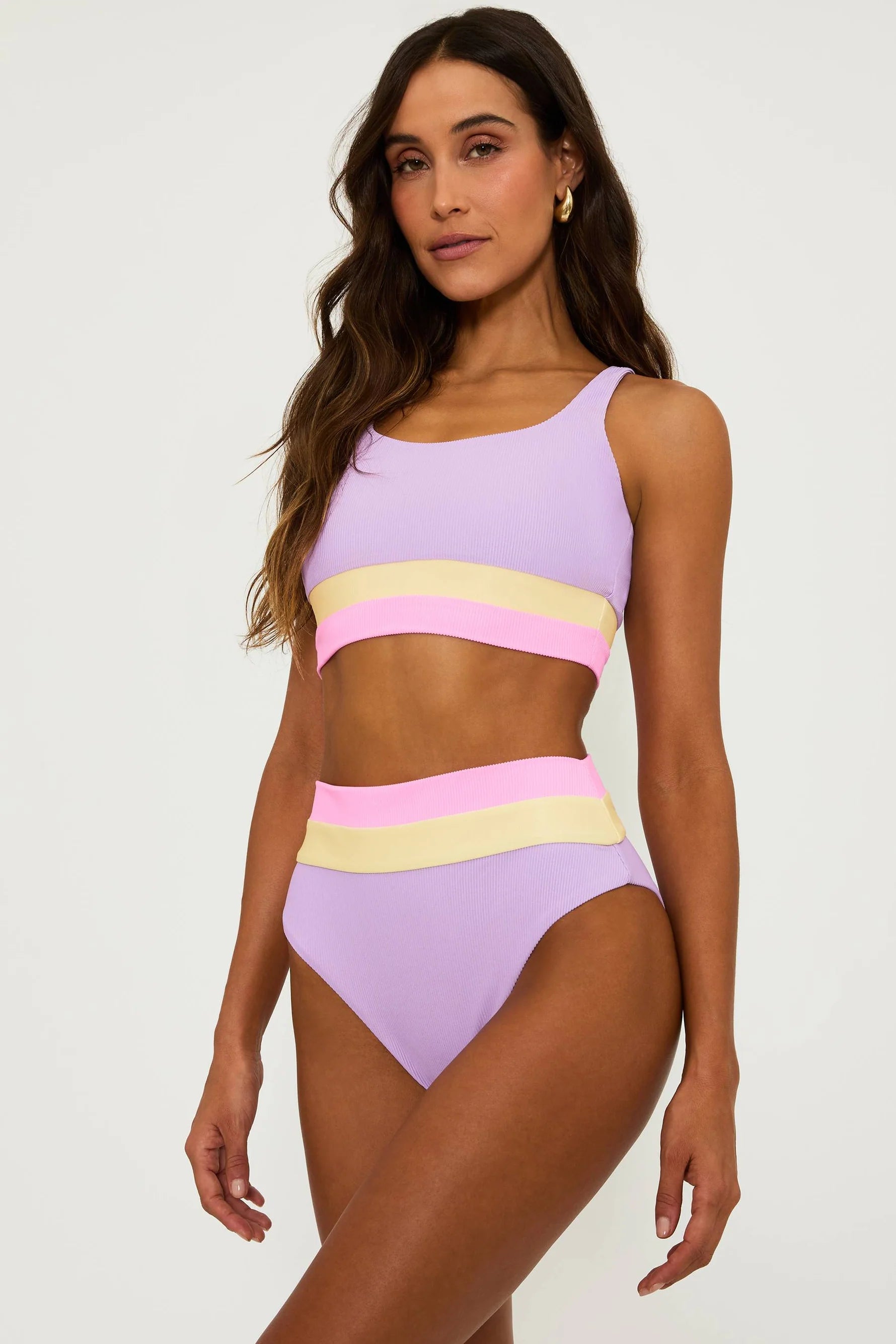 MACKENZIE & HEIDI SWIMSET - SUBLIME SPRING COLORBLOCK