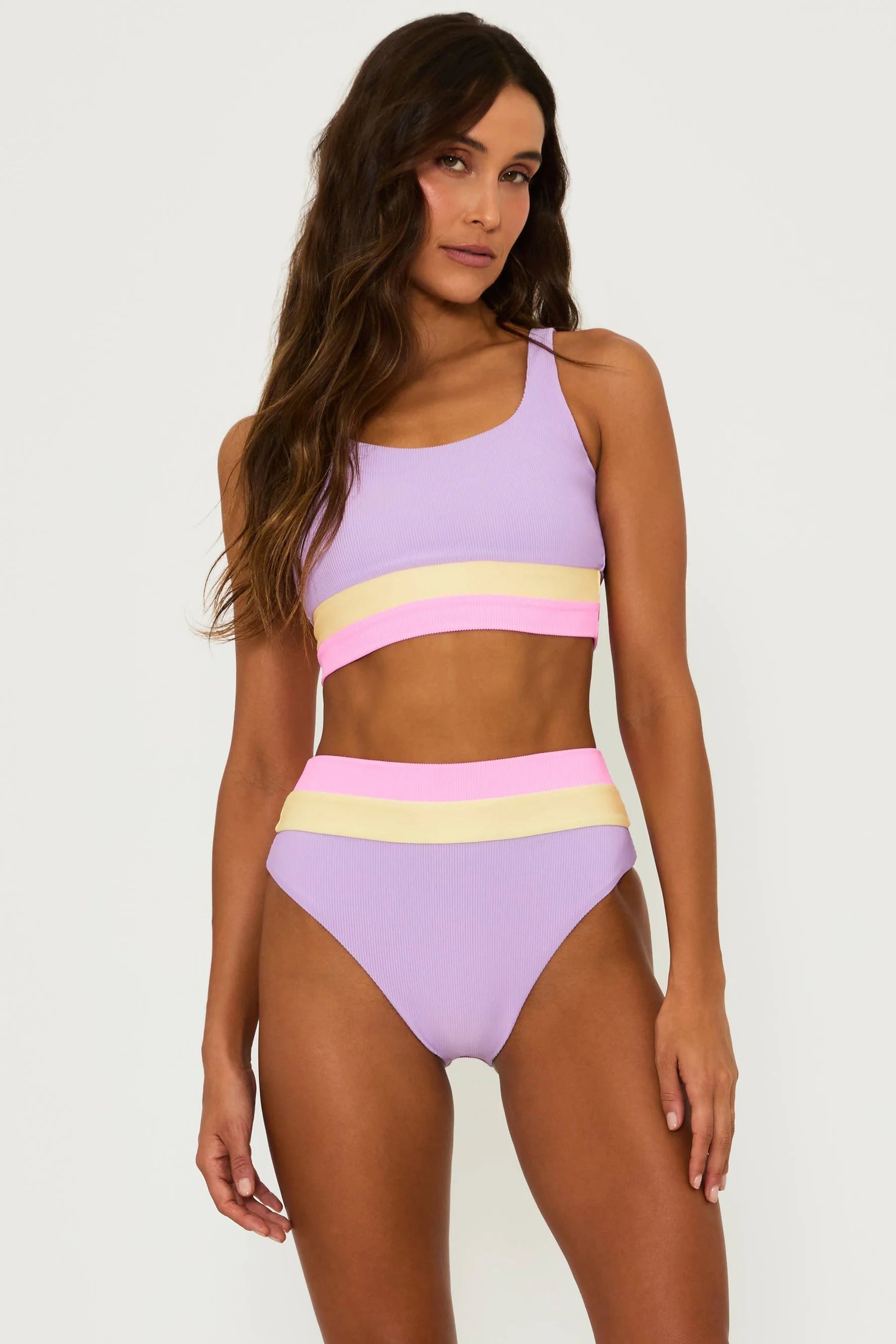 MACKENZIE & HEIDI SWIMSET - SUBLIME SPRING COLORBLOCK