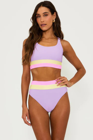 MACKENZIE & HEIDI SWIMSET - SUBLIME SPRING COLORBLOCK