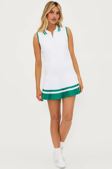 BRIA DRESS - COURTSIDE WHITE