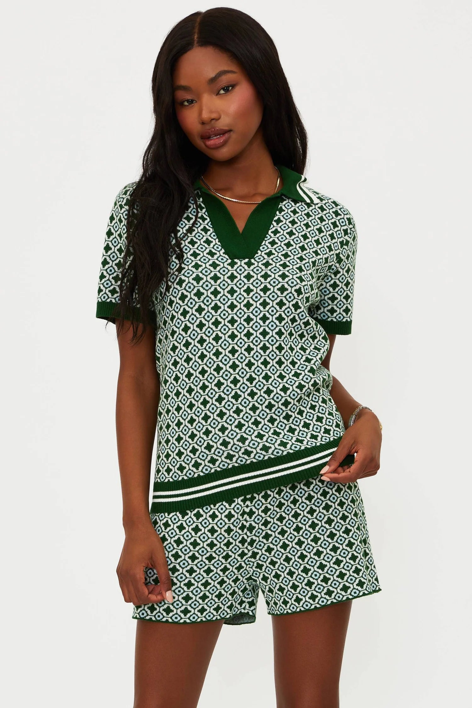 BALBOA SHORT - RACQUET CLUB GREEN