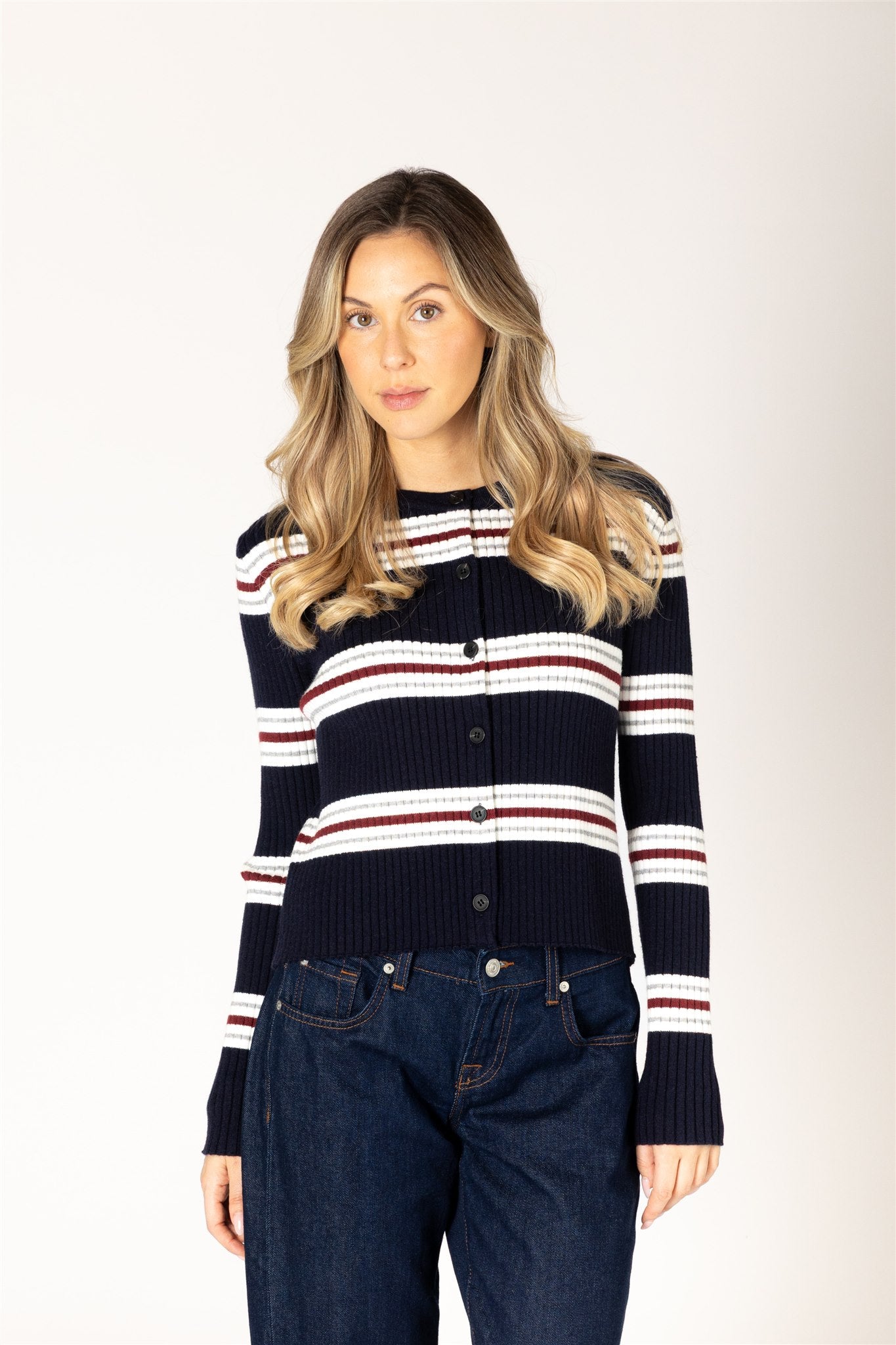 BREE STRIPE CARDIGAN