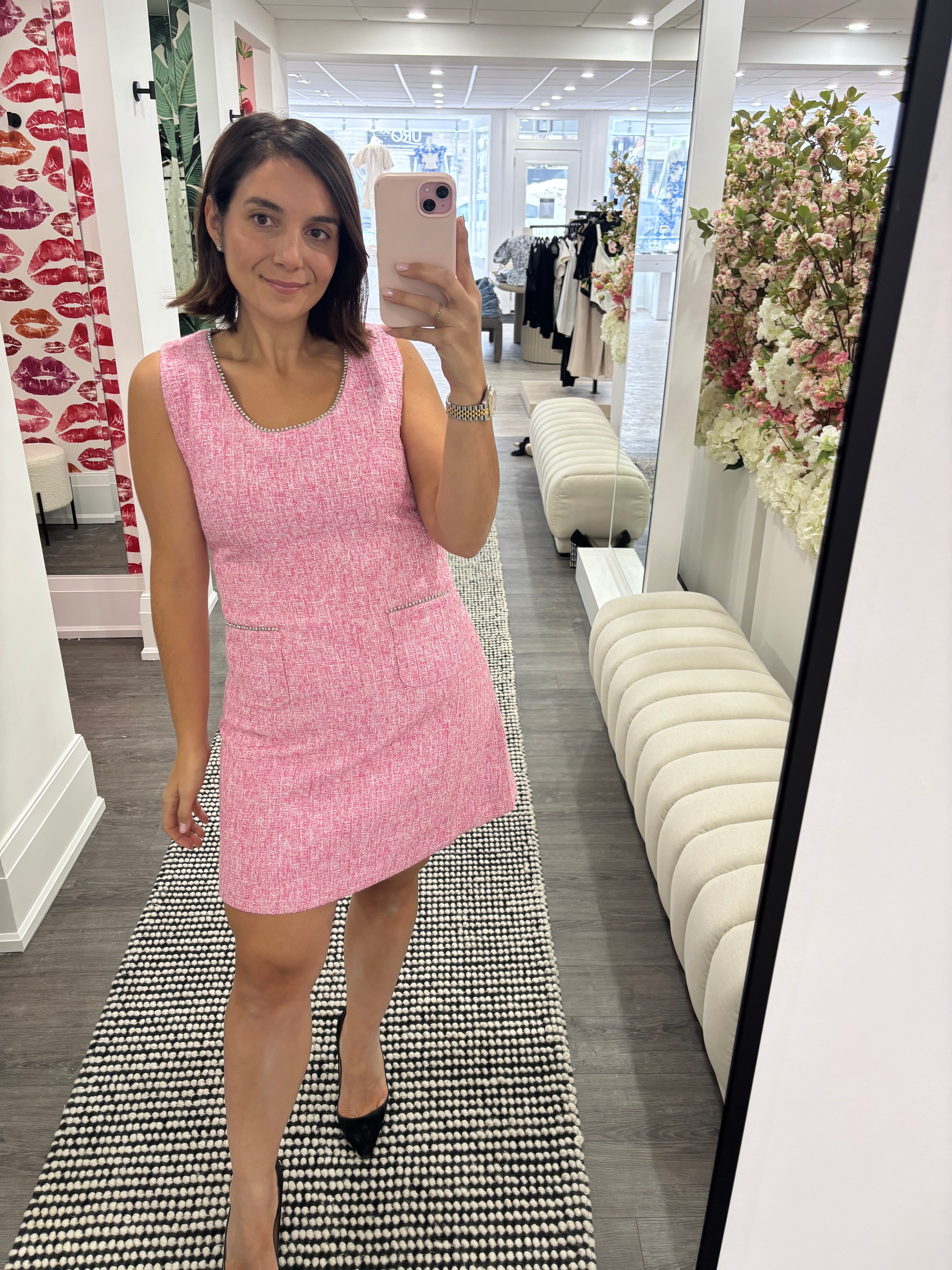 CRISTAL DRESS - ROSE