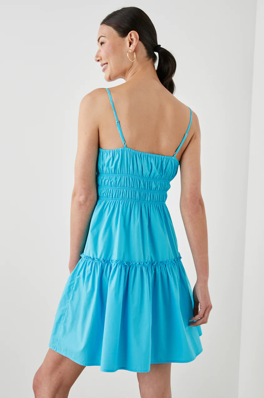 CARMEN DRESS - BLUE SURF