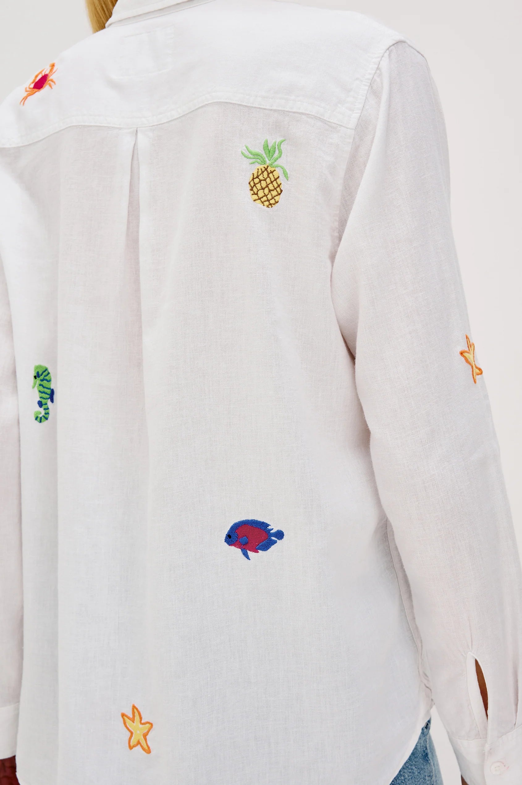 CHARLI TOP - ISLAND EMBROIDERY