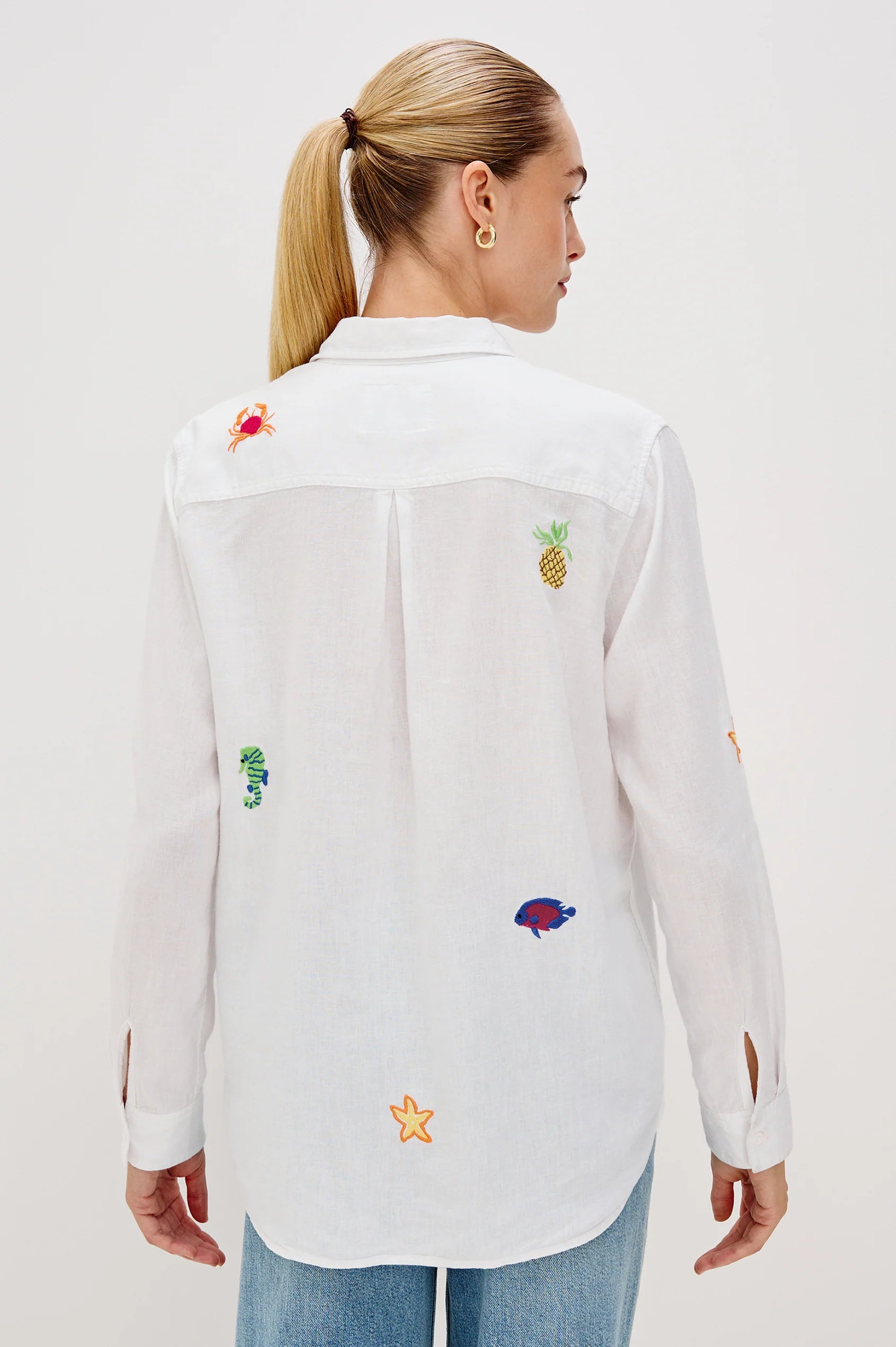 CHARLI TOP - ISLAND EMBROIDERY