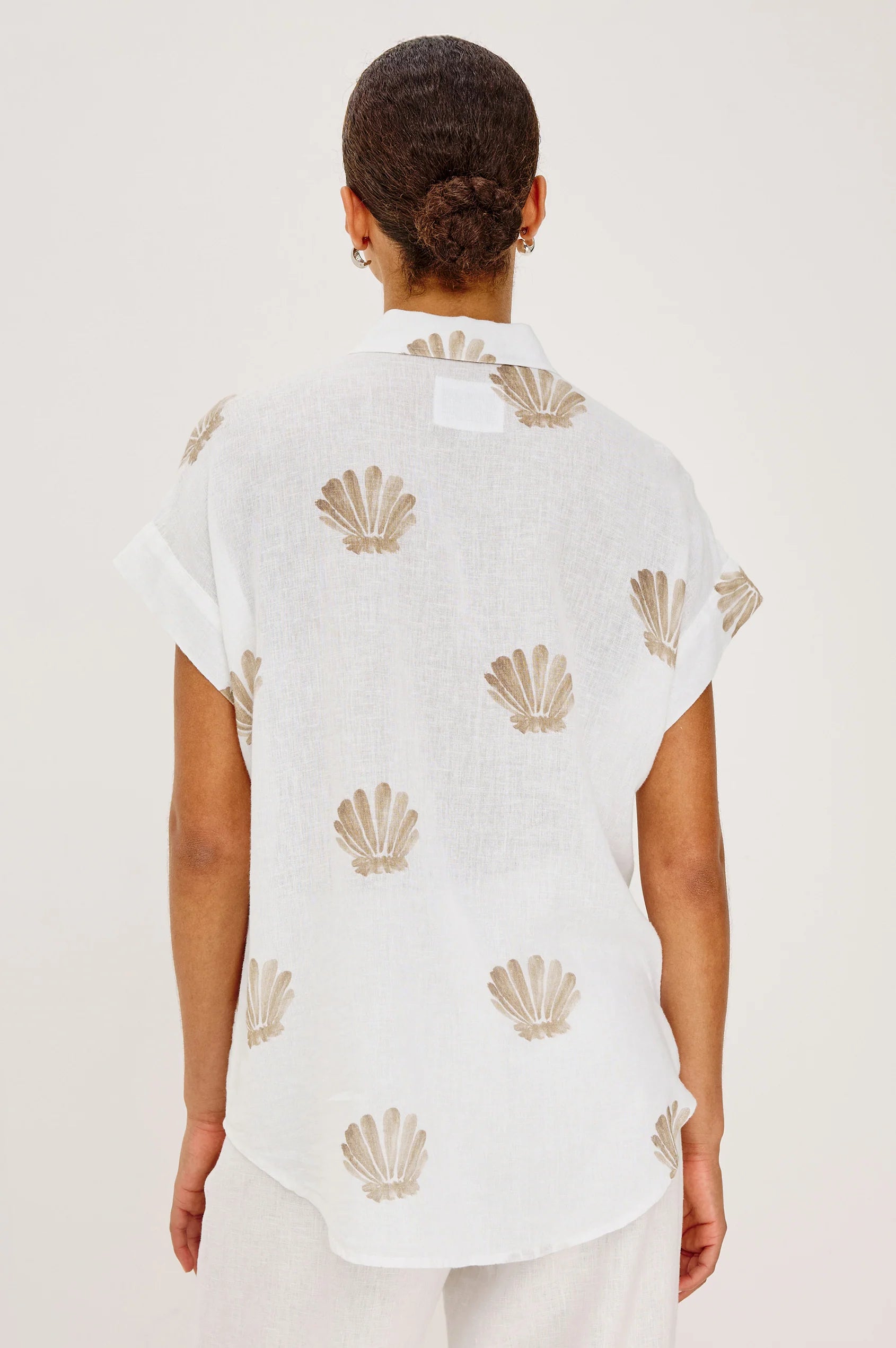 CITO SHIRT - TAUPE SEASHELLS