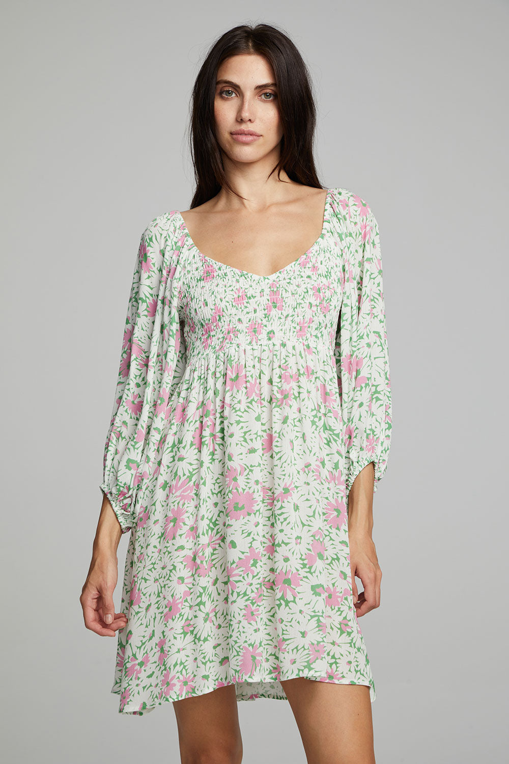 DOLCE MINI DRESS - DAISY FLORAL PRINT