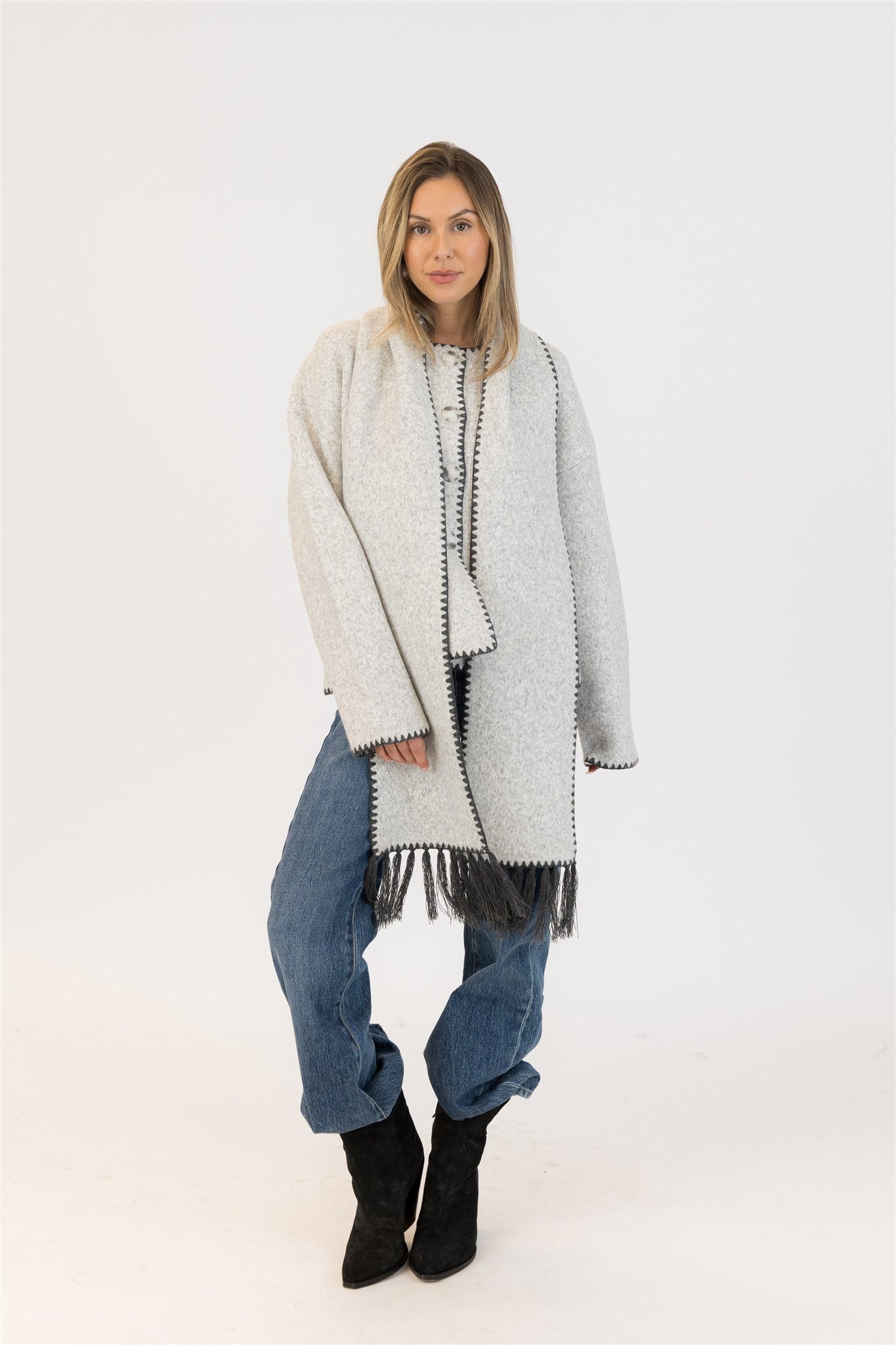 DELANEY COAT - GREY