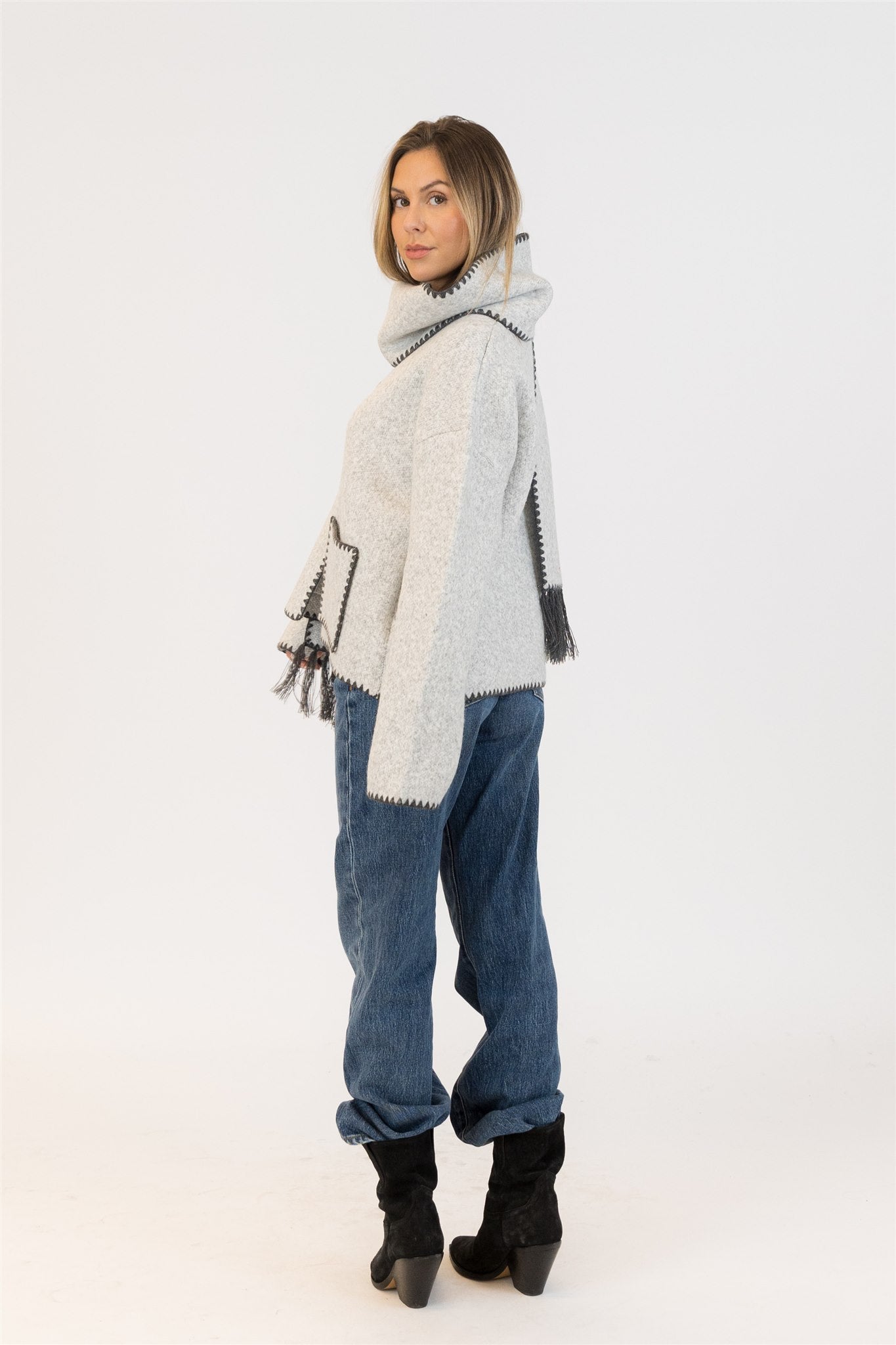 DELANEY COAT - GREY