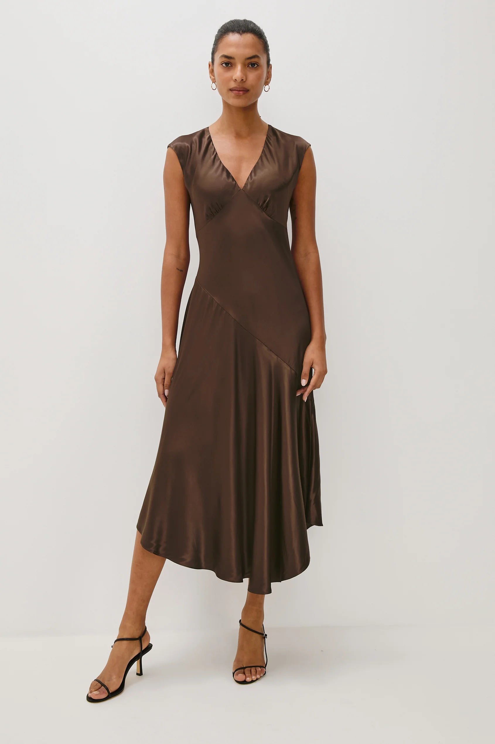 ELENI DRESS - ESPRESSO
